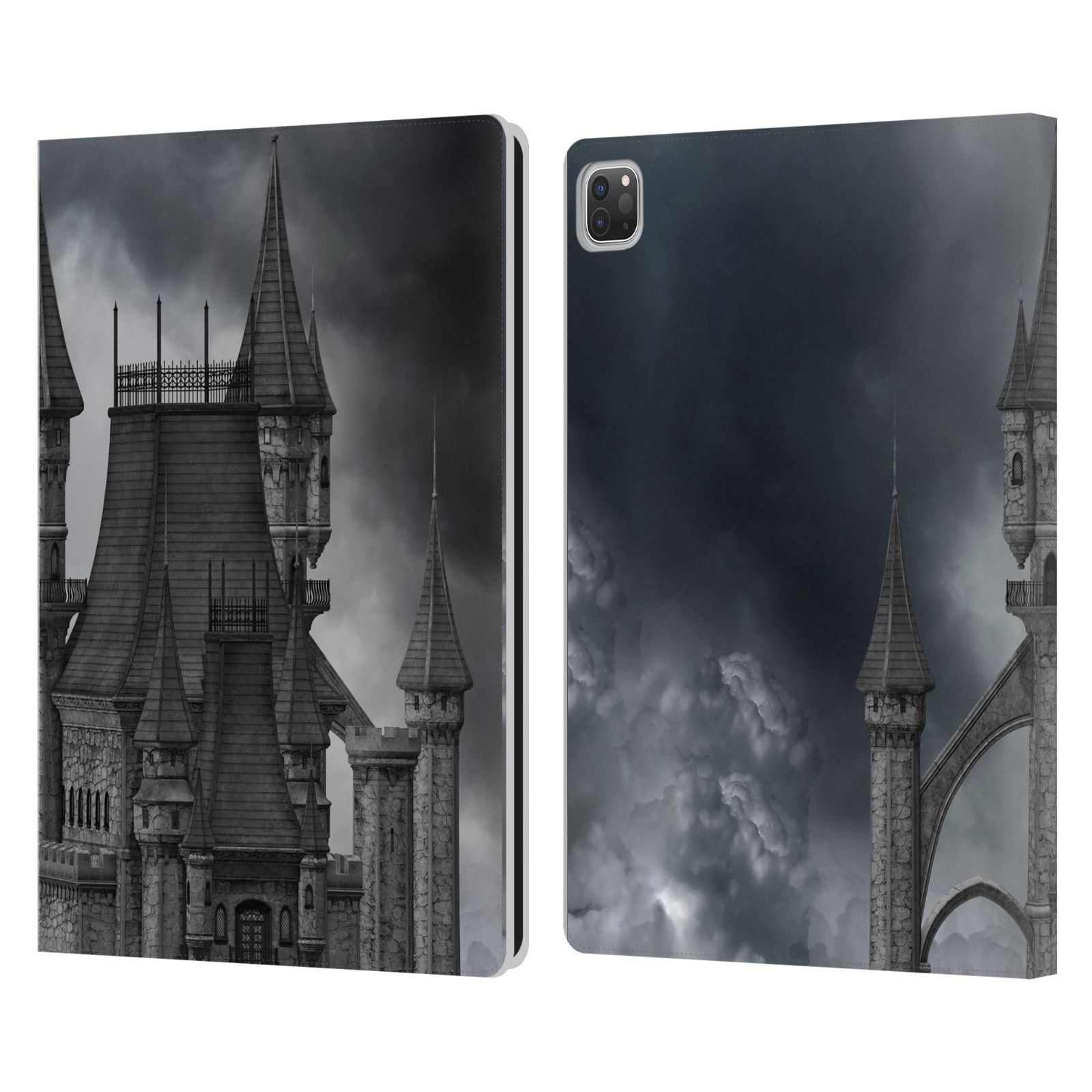OFFICIAL SIMONE GATTERWE CASTLES AND PALACES LEATHER BOOK CASE FOR APPLE iPAD - Picture 8 of 20