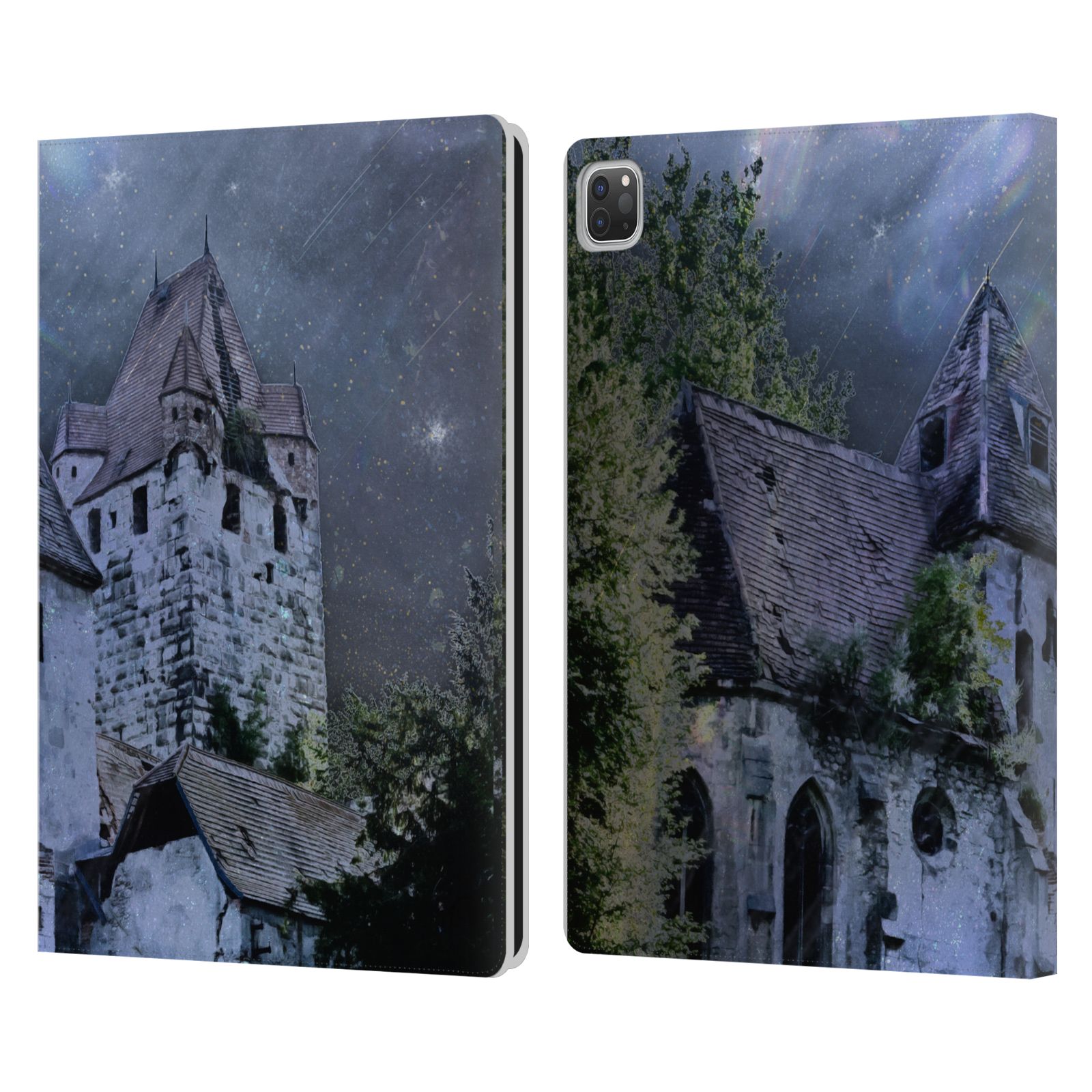 OFFICIAL SIMONE GATTERWE CASTLES AND PALACES LEATHER BOOK CASE FOR APPLE iPAD - Picture 9 of 20