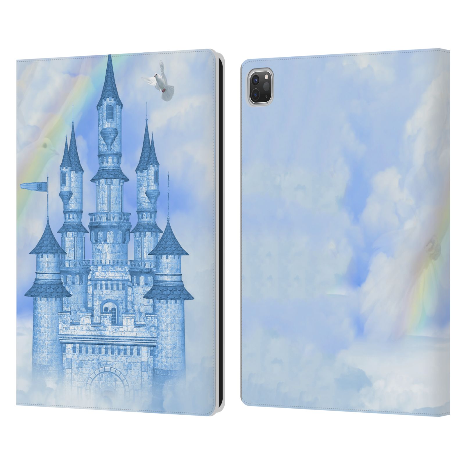 OFFICIAL SIMONE GATTERWE CASTLES AND PALACES LEATHER BOOK CASE FOR APPLE iPAD - Picture 11 of 20