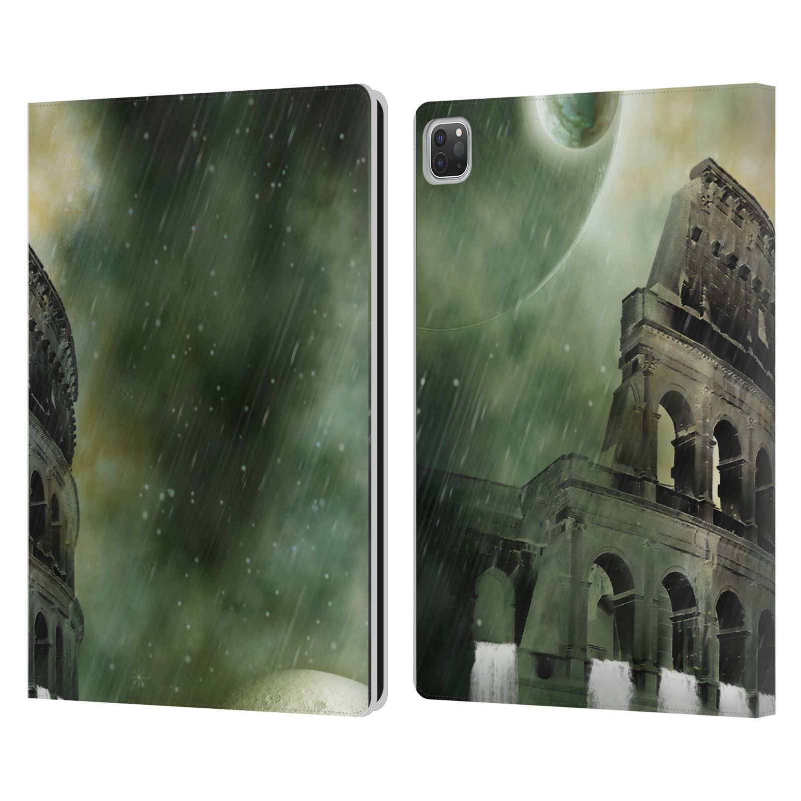 OFFICIAL SIMONE GATTERWE CASTLES AND PALACES LEATHER BOOK CASE FOR APPLE iPAD - Picture 14 of 20