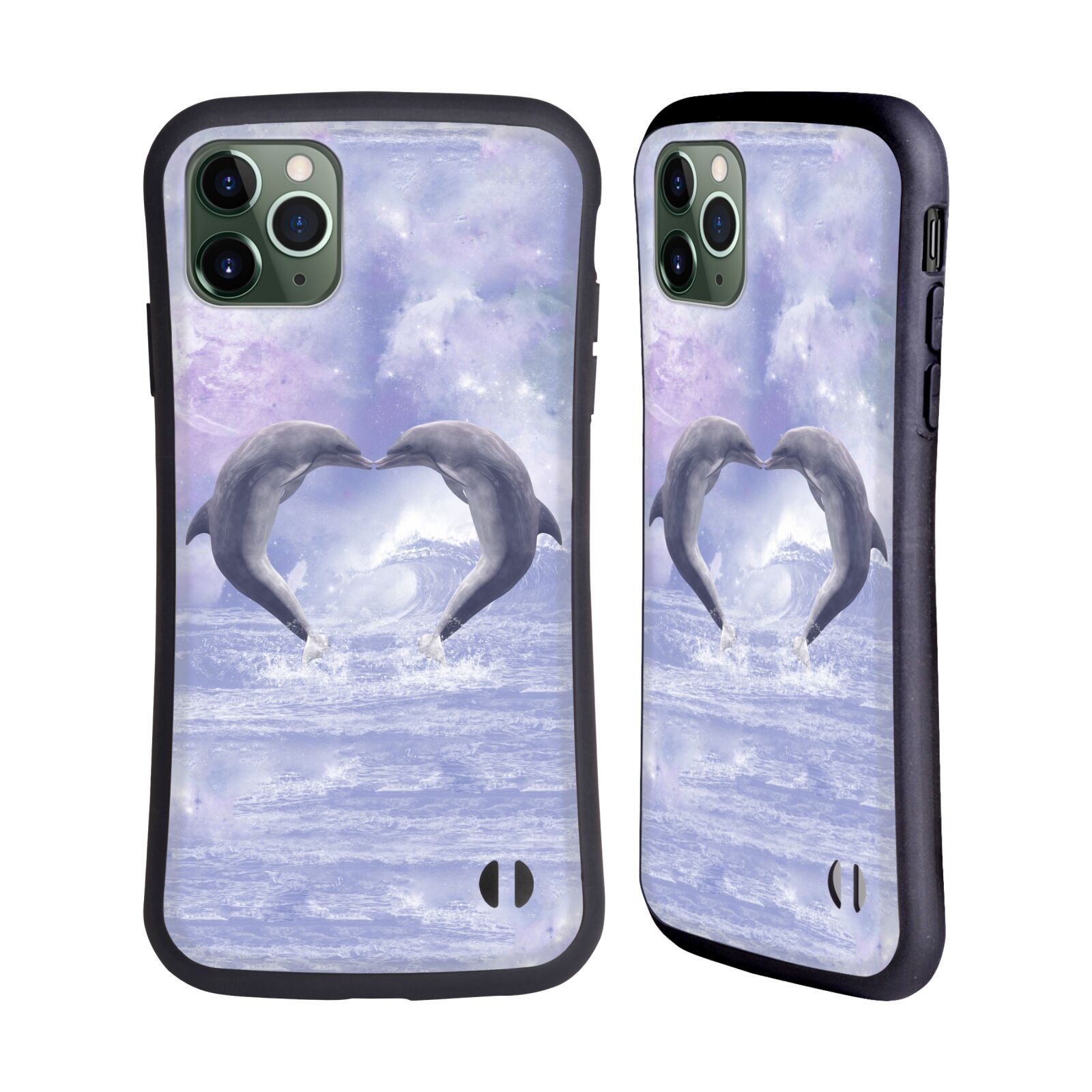 OFFICIAL SIMONE GATTERWE DOLPHINS HYBRID CASE FOR APPLE iPHONES PHONES