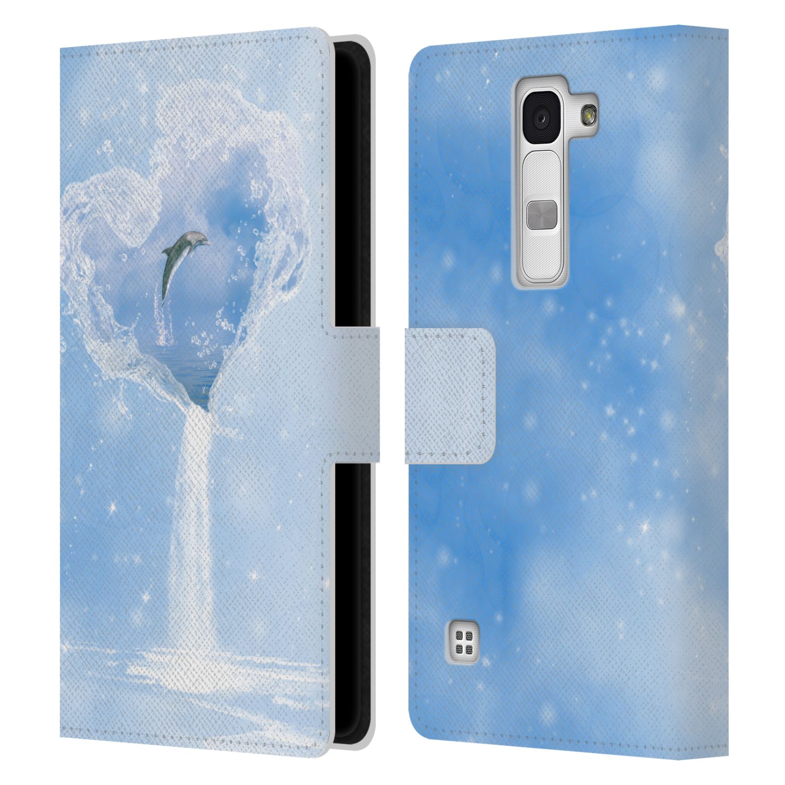 OFFICIAL SIMONE GATTERWE DOLPHINS LEATHER BOOK WALLET CASE COVER FOR LG PHONES 2 - Picture 11 of 21