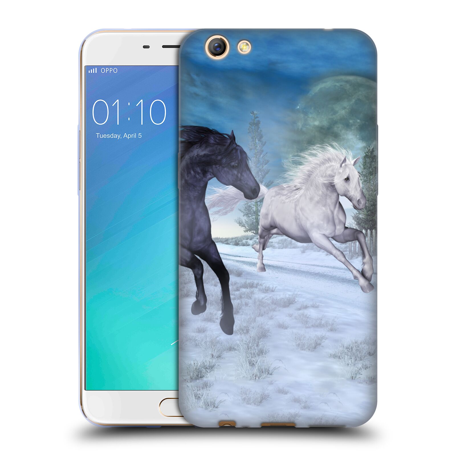 OFFICIAL SIMONE GATTERWE HORSES SOFT GEL CASE FOR OPPO PHONES