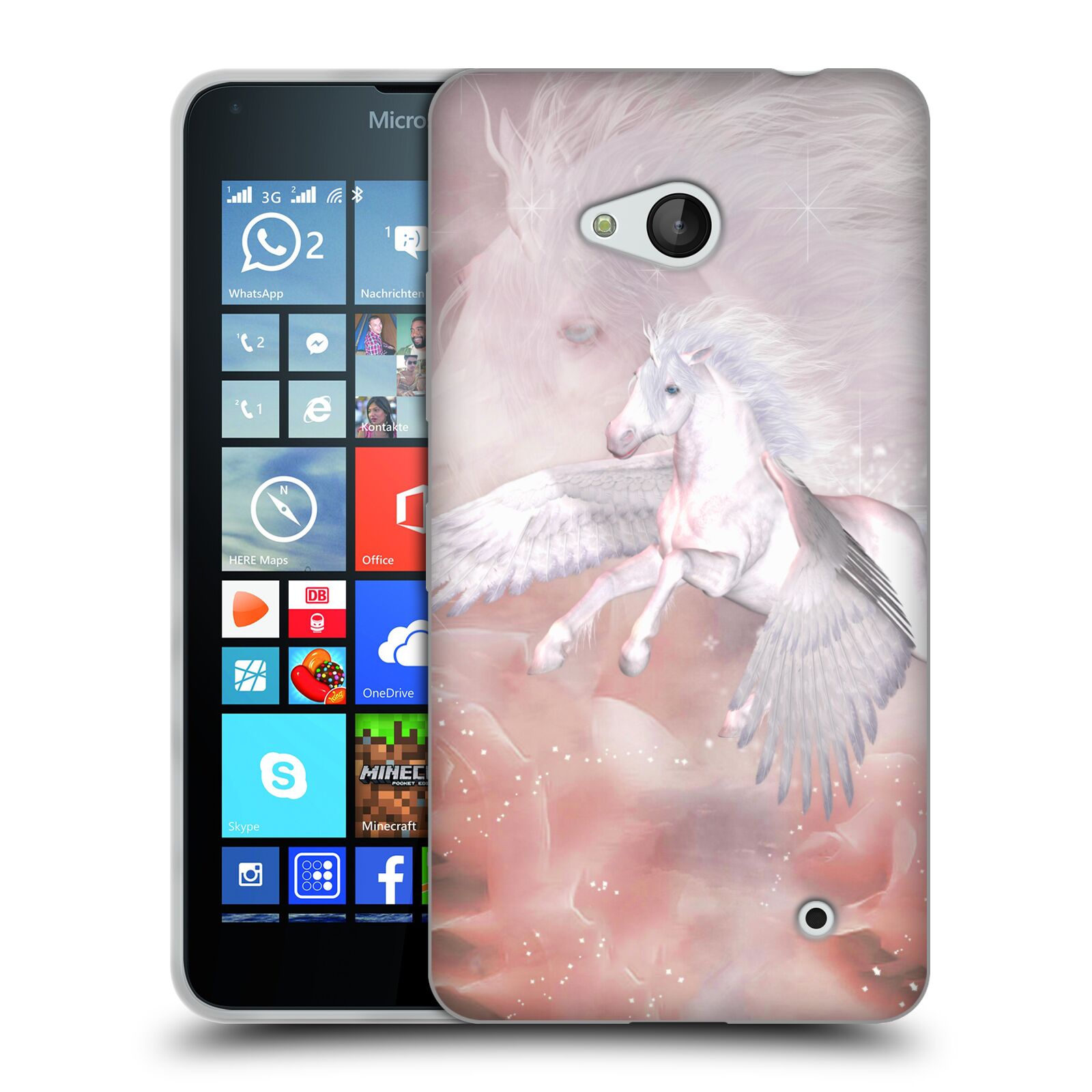 FUNDA OFICIAL SIMONE GATTERWE PEGASUS AND UNICORNIOS GEL SUAVE PARA TELÉFONOS MICROSOFT - Imagen 8 de 19