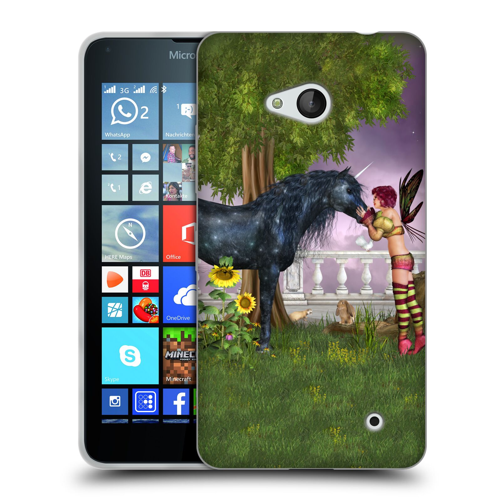 FUNDA OFICIAL SIMONE GATTERWE PEGASUS AND UNICORNIOS GEL SUAVE PARA TELÉFONOS MICROSOFT - Imagen 10 de 19