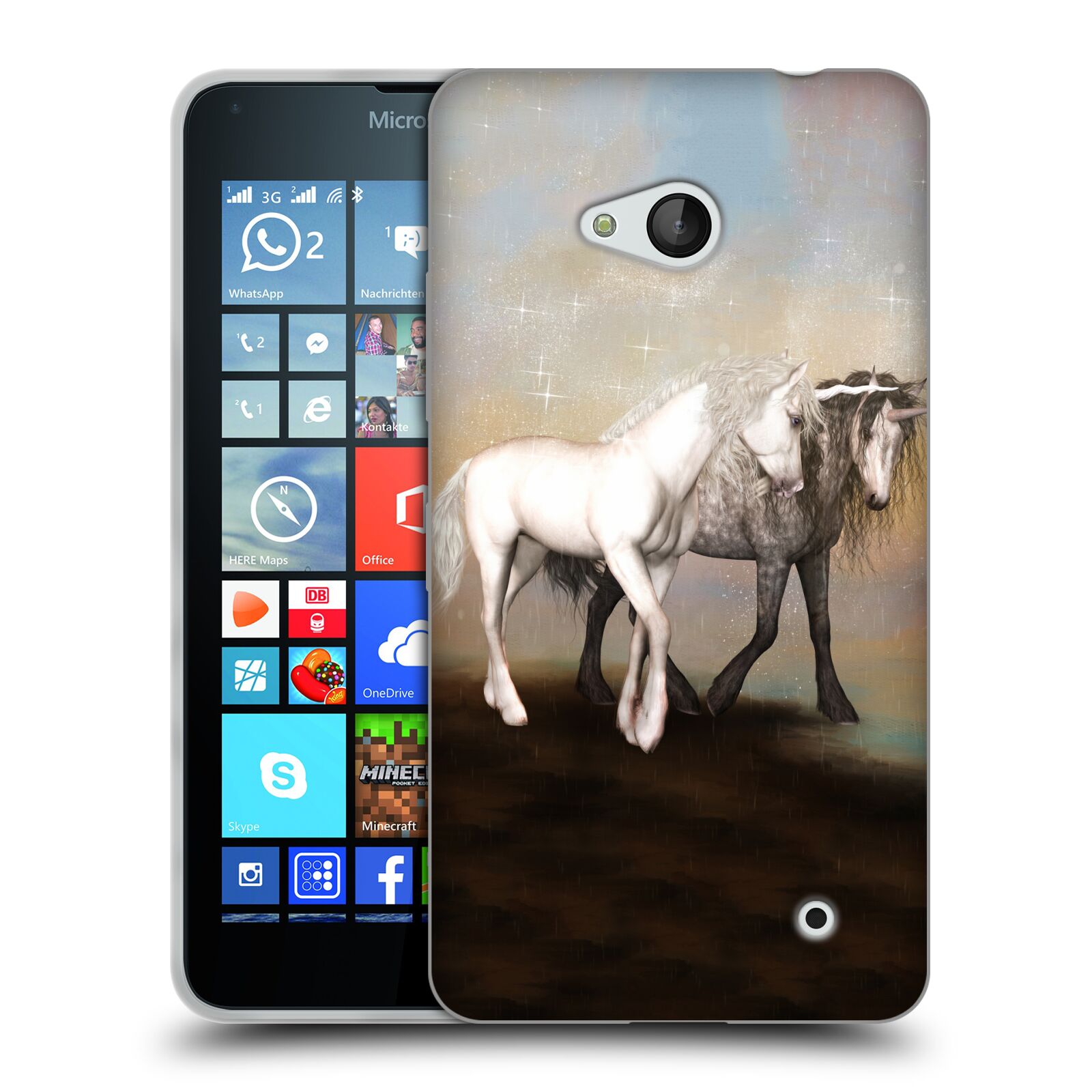 FUNDA OFICIAL SIMONE GATTERWE PEGASUS AND UNICORNIOS GEL SUAVE PARA TELÉFONOS MICROSOFT - Imagen 12 de 19