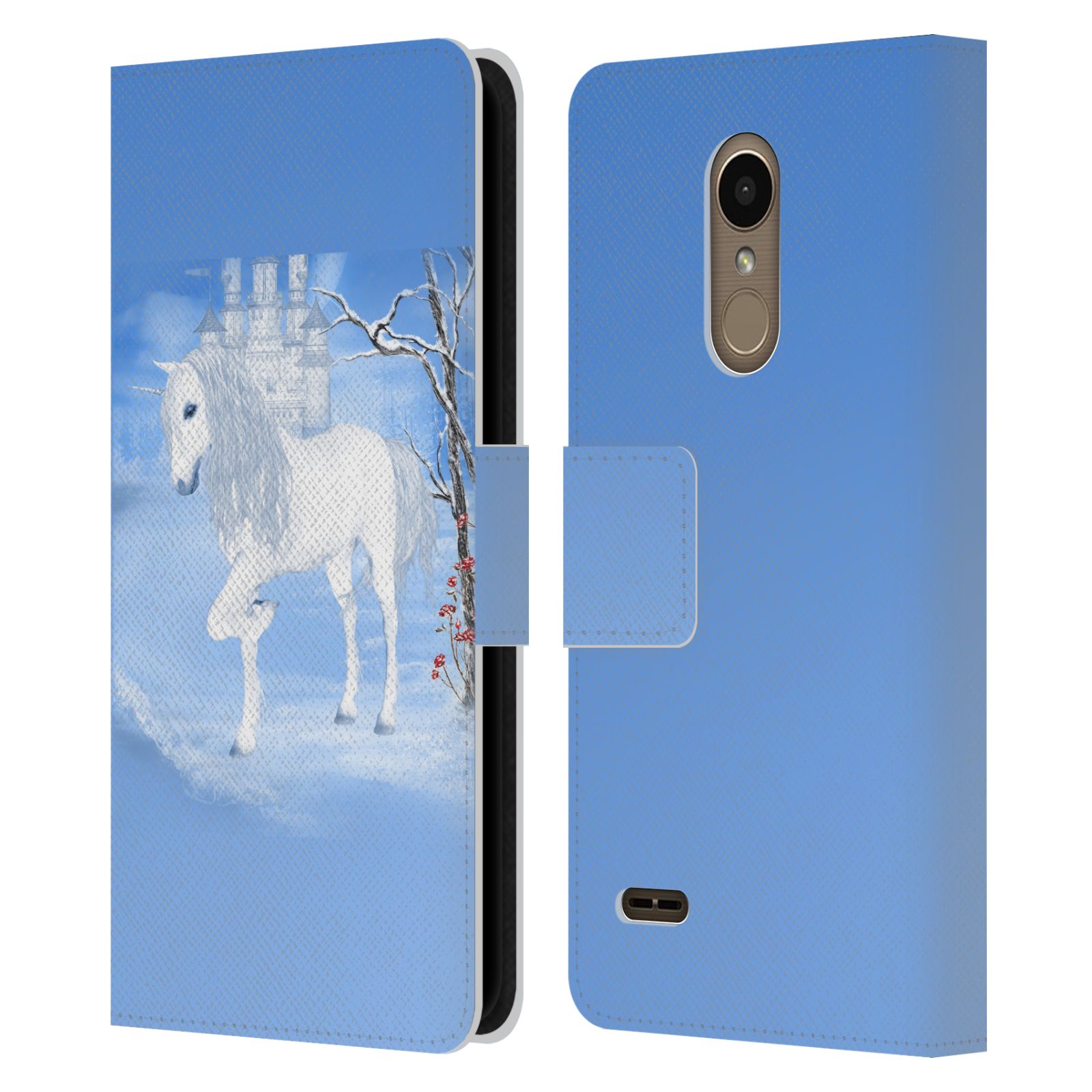 OFFICIAL SIMONE GATTERWE PEGASUS AND UNICORNS LEATHER BOOK CASE FOR LG PHONES 1 - Picture 7 of 7