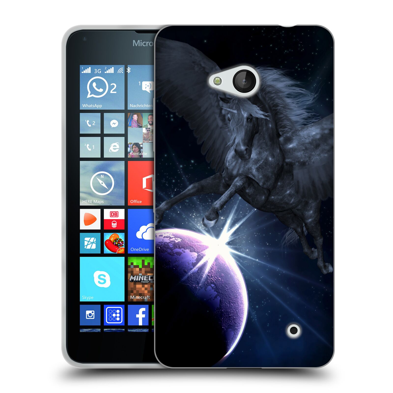 FUNDA OFICIAL SIMONE GATTERWE PEGASUS AND UNICORNIOS GEL SUAVE PARA TELÉFONOS MICROSOFT - Imagen 13 de 19