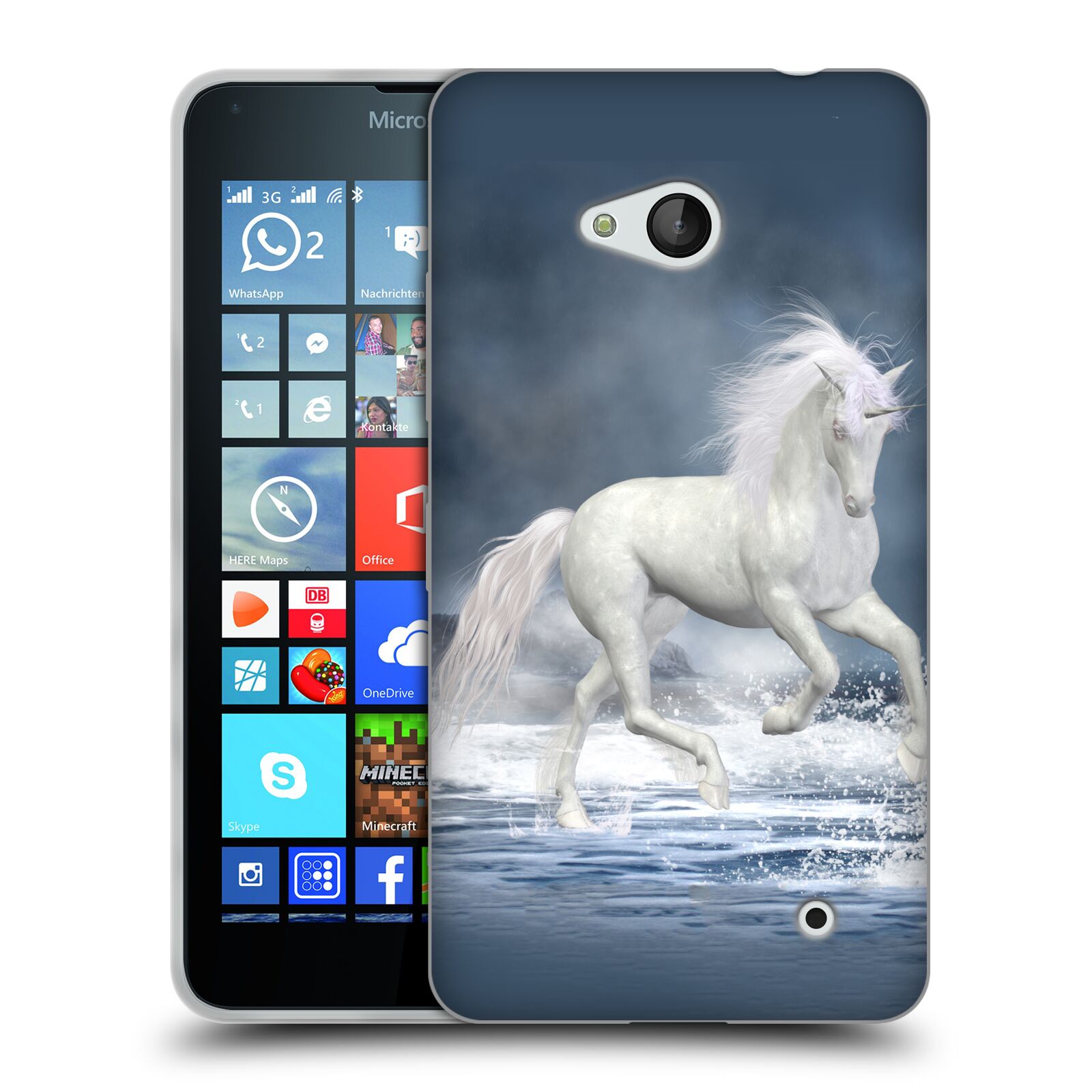 FUNDA OFICIAL SIMONE GATTERWE PEGASUS AND UNICORNIOS GEL SUAVE PARA TELÉFONOS MICROSOFT - Imagen 15 de 19