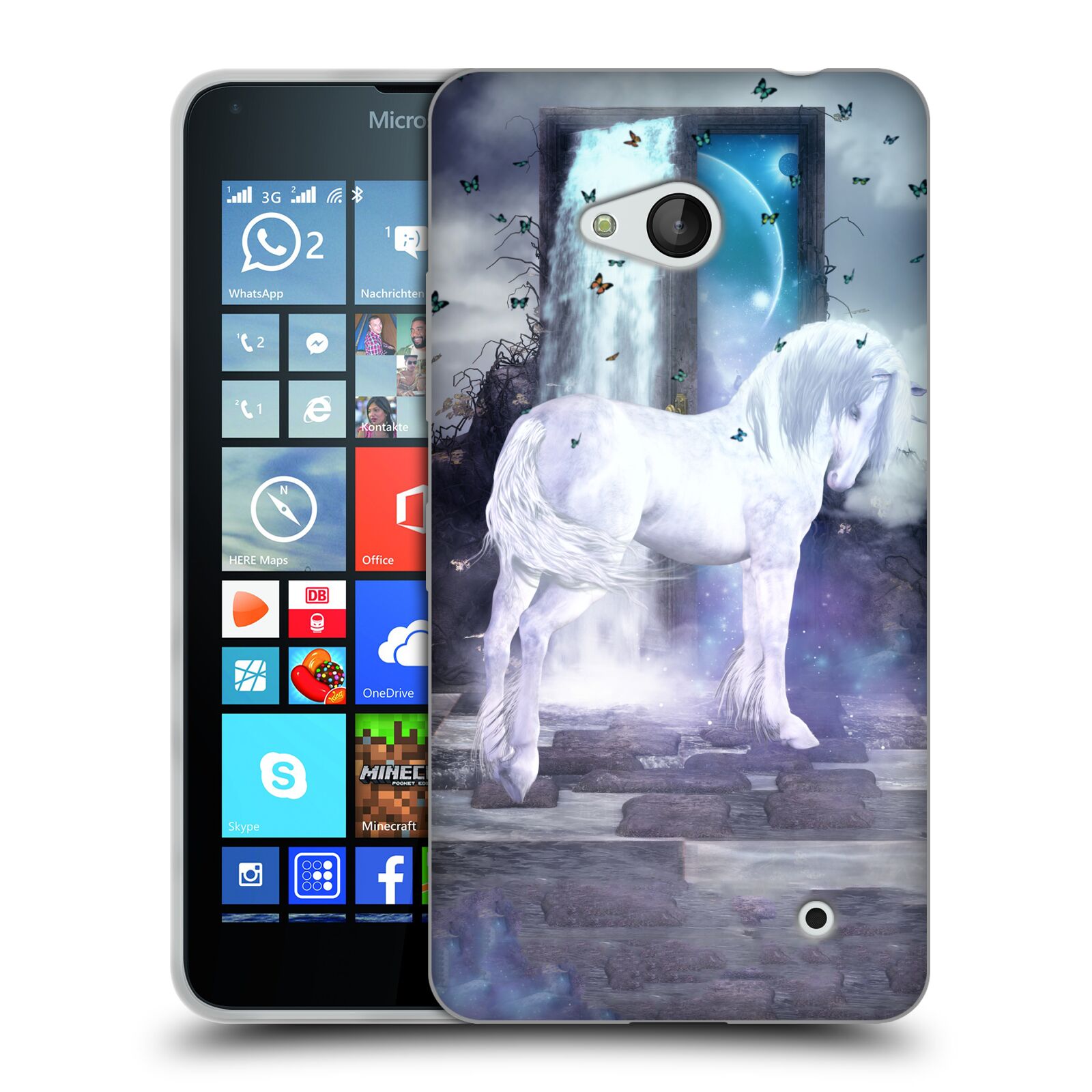 FUNDA OFICIAL SIMONE GATTERWE PEGASUS AND UNICORNIOS GEL SUAVE PARA TELÉFONOS MICROSOFT - Imagen 17 de 19