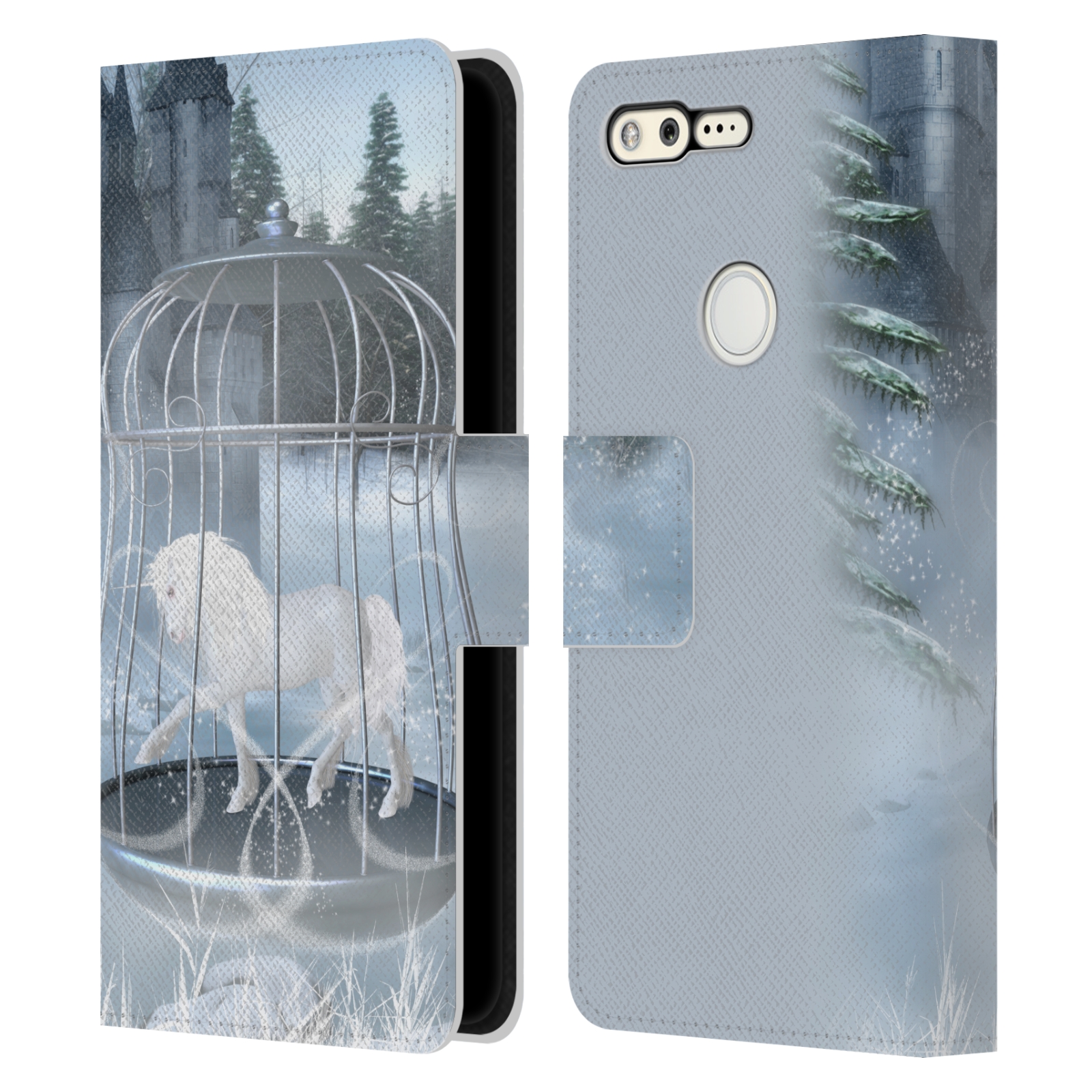 OFFICIAL SIMONE GATTERWE UNICORN LEATHER BOOK WALLET CASE FOR GOOGLE PHONES - Picture 11 of 13