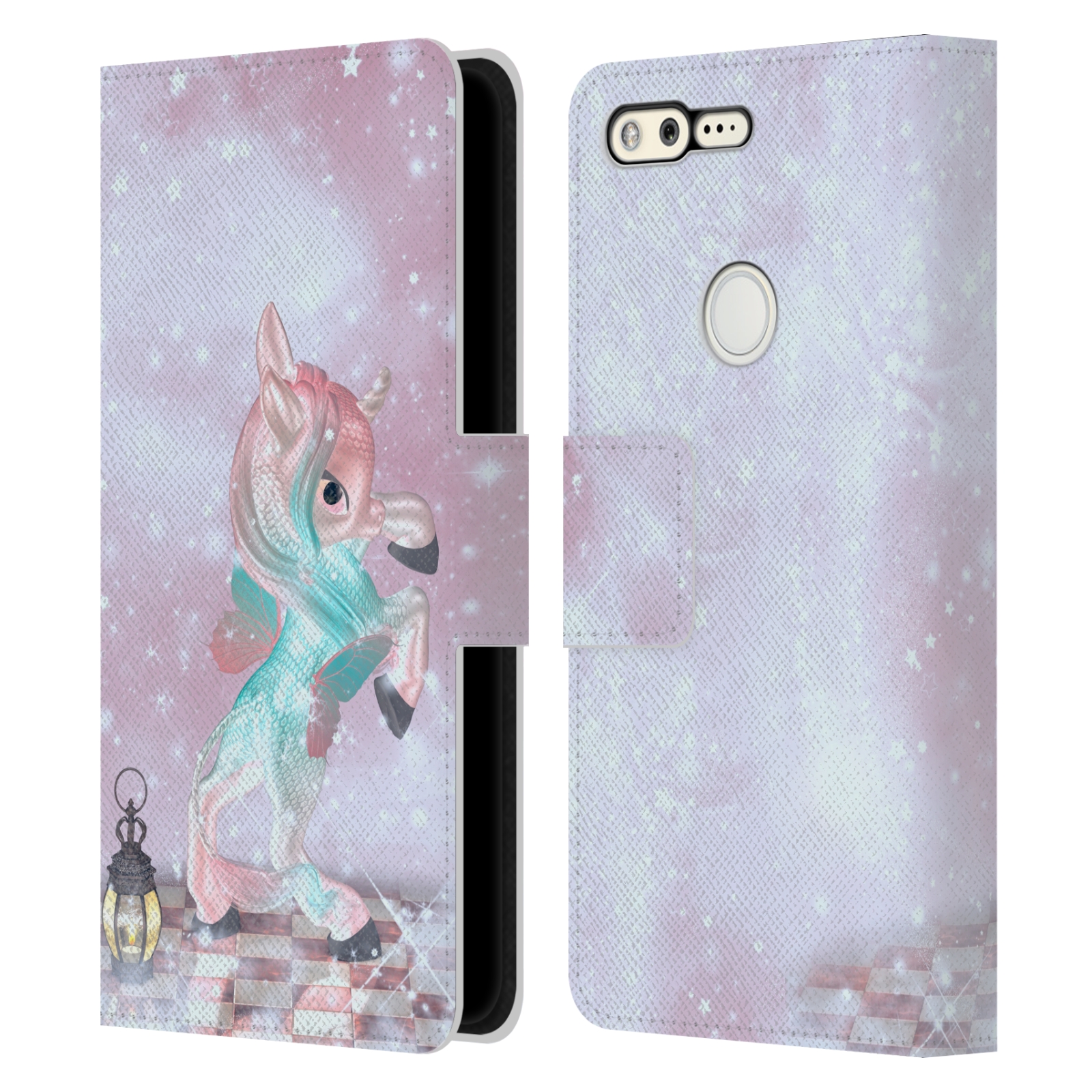 OFFICIAL SIMONE GATTERWE UNICORN LEATHER BOOK WALLET CASE FOR GOOGLE PHONES - Picture 13 of 13