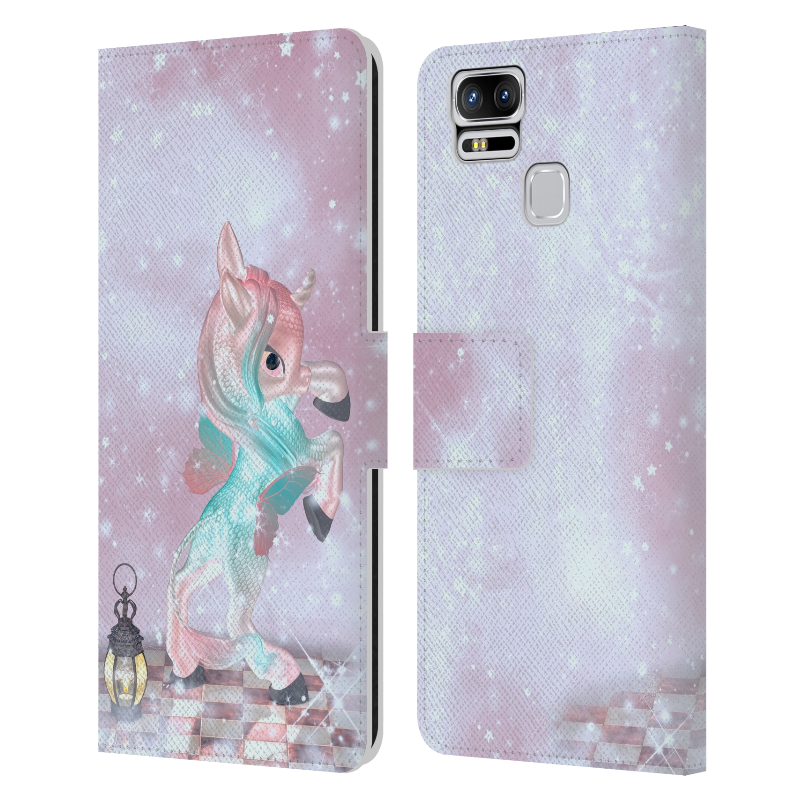 OFFICIAL SIMONE GATTERWE UNICORN LEATHER BOOK CASE FOR ASUS ZENFONE PHONES - Picture 6 of 6