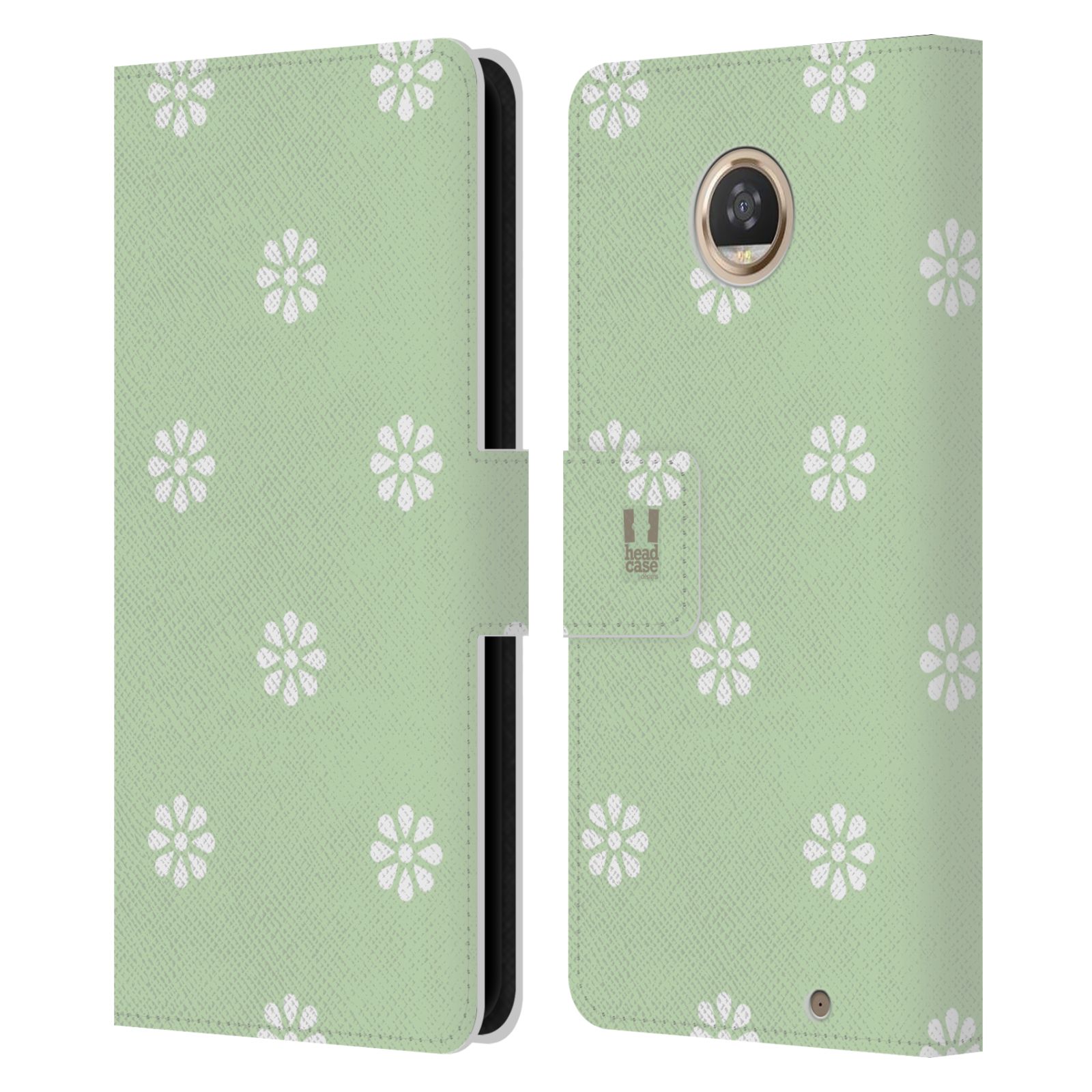 HEAD CASE DESIGNS FRENCH COUNTRY PATTERNS LEATHER BOOK CASE FOR MOTOROLA PHONES - Picture 12 of 16