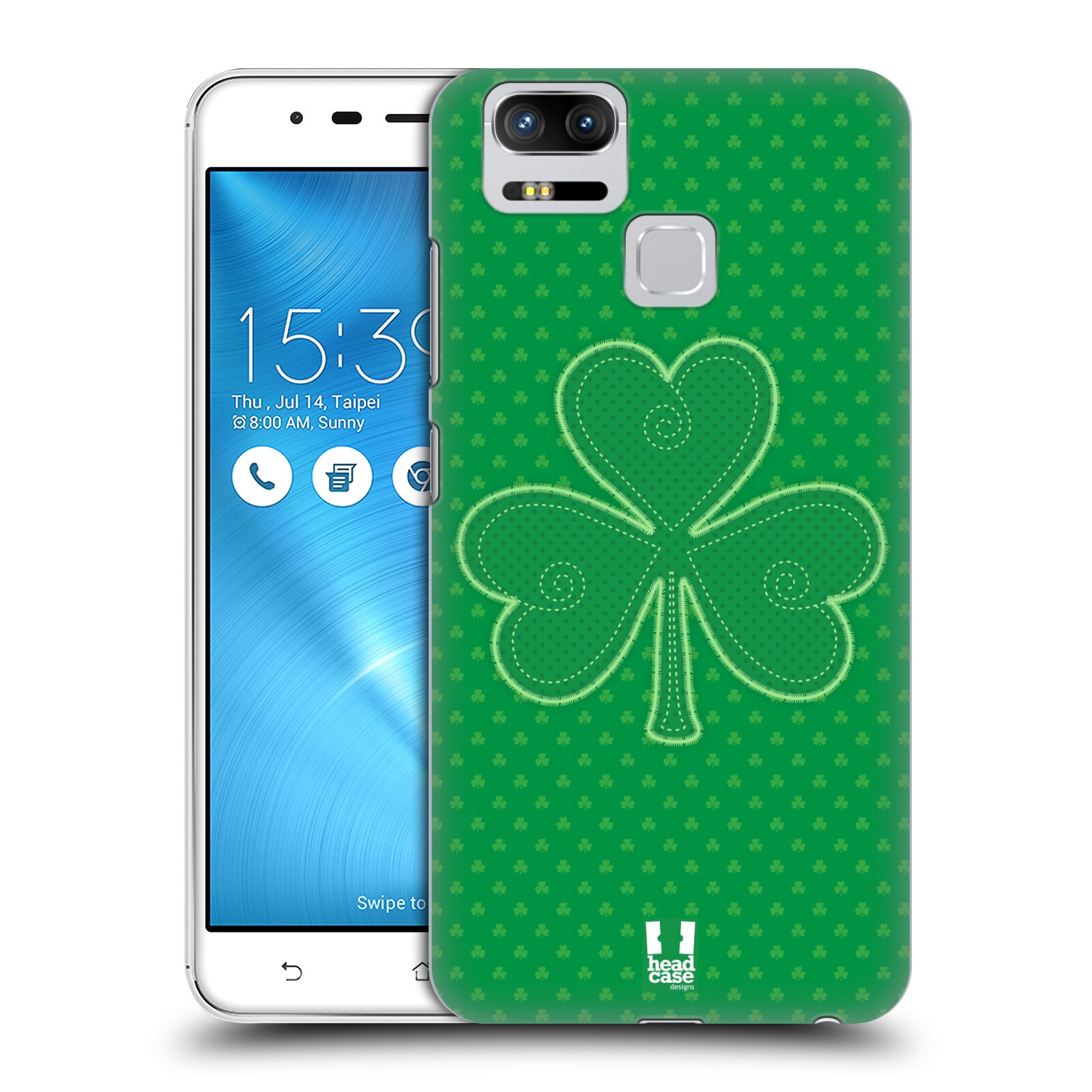 HEAD CASE DESIGNS SHAMROCK PATTERNS CASE & WALLPAPER FOR ASUS ZENFONE PHONES - Picture 9 of 13