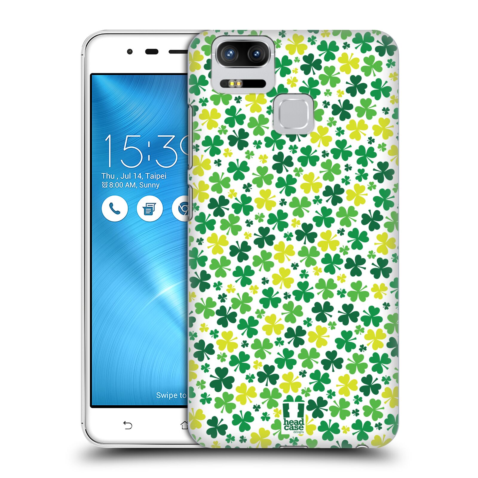 HEAD CASE DESIGNS SHAMROCK PATTERNS CASE & WALLPAPER FOR ASUS ZENFONE PHONES - Picture 10 of 13