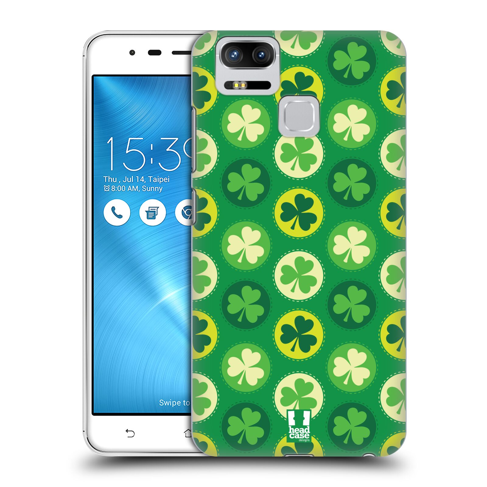 HEAD CASE DESIGNS SHAMROCK PATTERNS CASE & WALLPAPER FOR ASUS ZENFONE PHONES - Picture 12 of 13