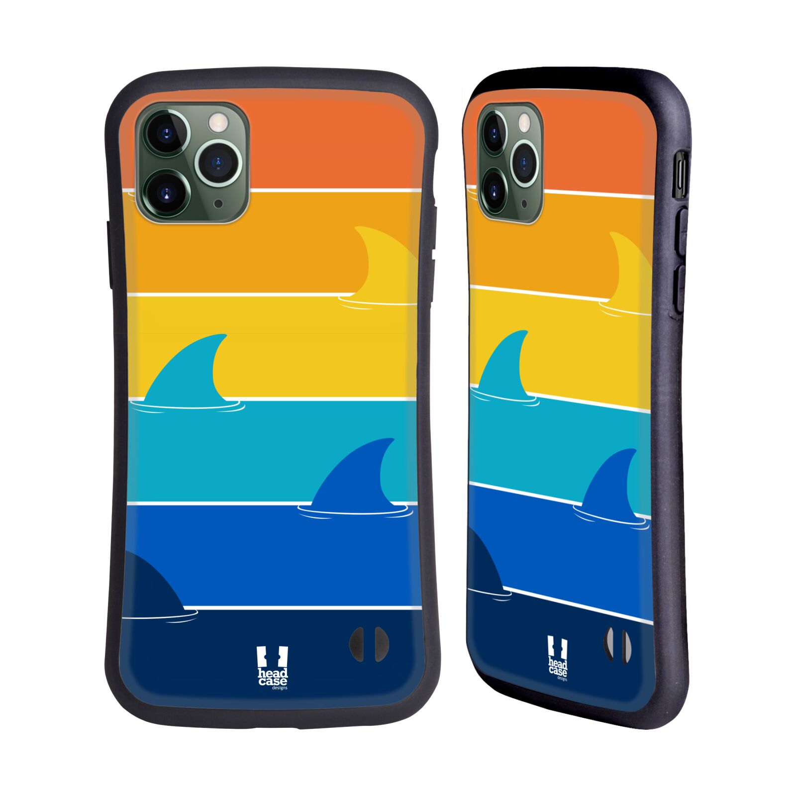 HEAD CASE DESIGNS SHARK PRINTS HYBRID CASE FOR APPLE iPHONES PHONES - Foto 8 di 14