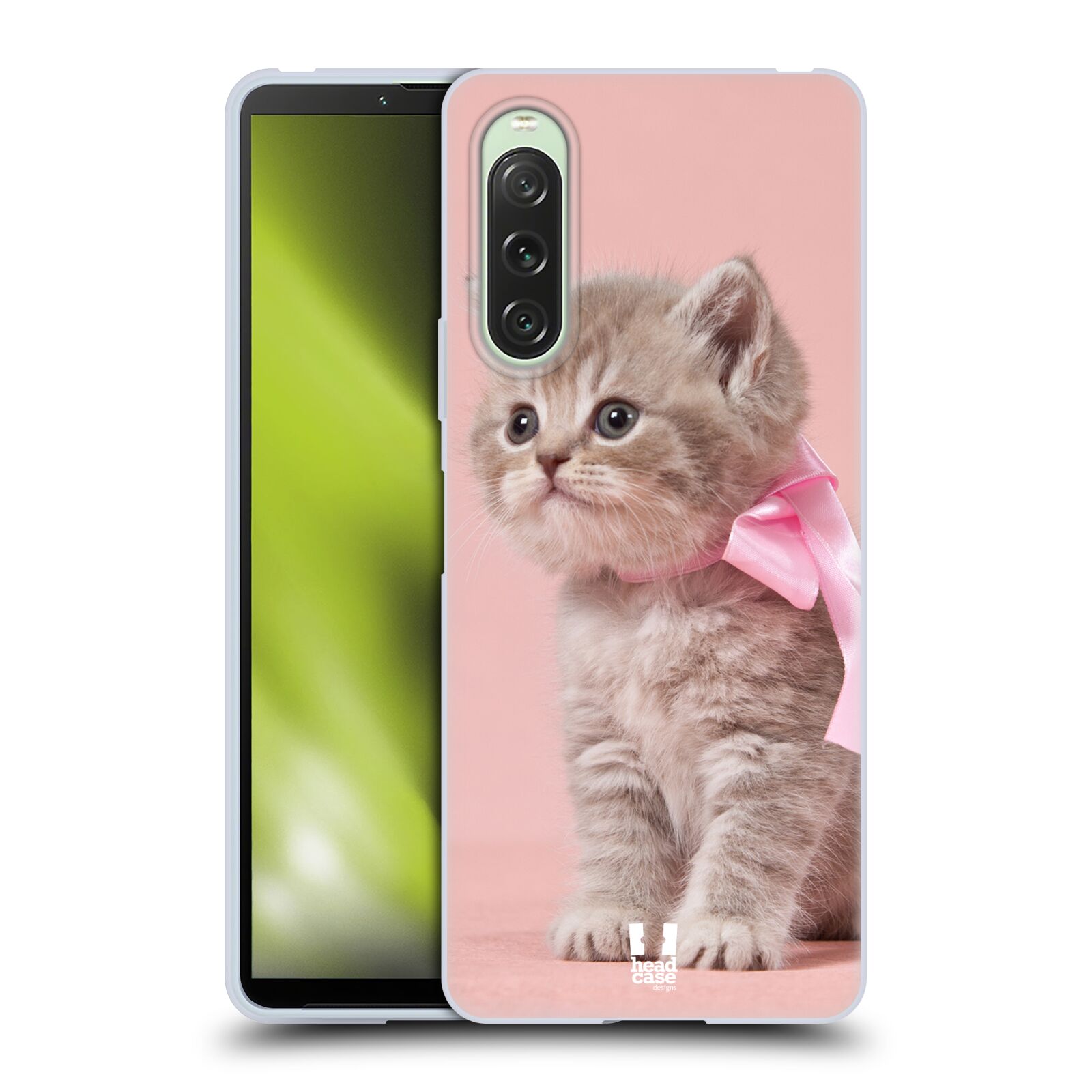 Silikonové pouzdro - Sony Xperia 10 V - Head Case - KOTĚ S MAŠLÍ (Silikonový kryt, obal, pouzdro na mobilní telefon Sony Xperia 10 V s motivem KOTĚ S MAŠLÍ)