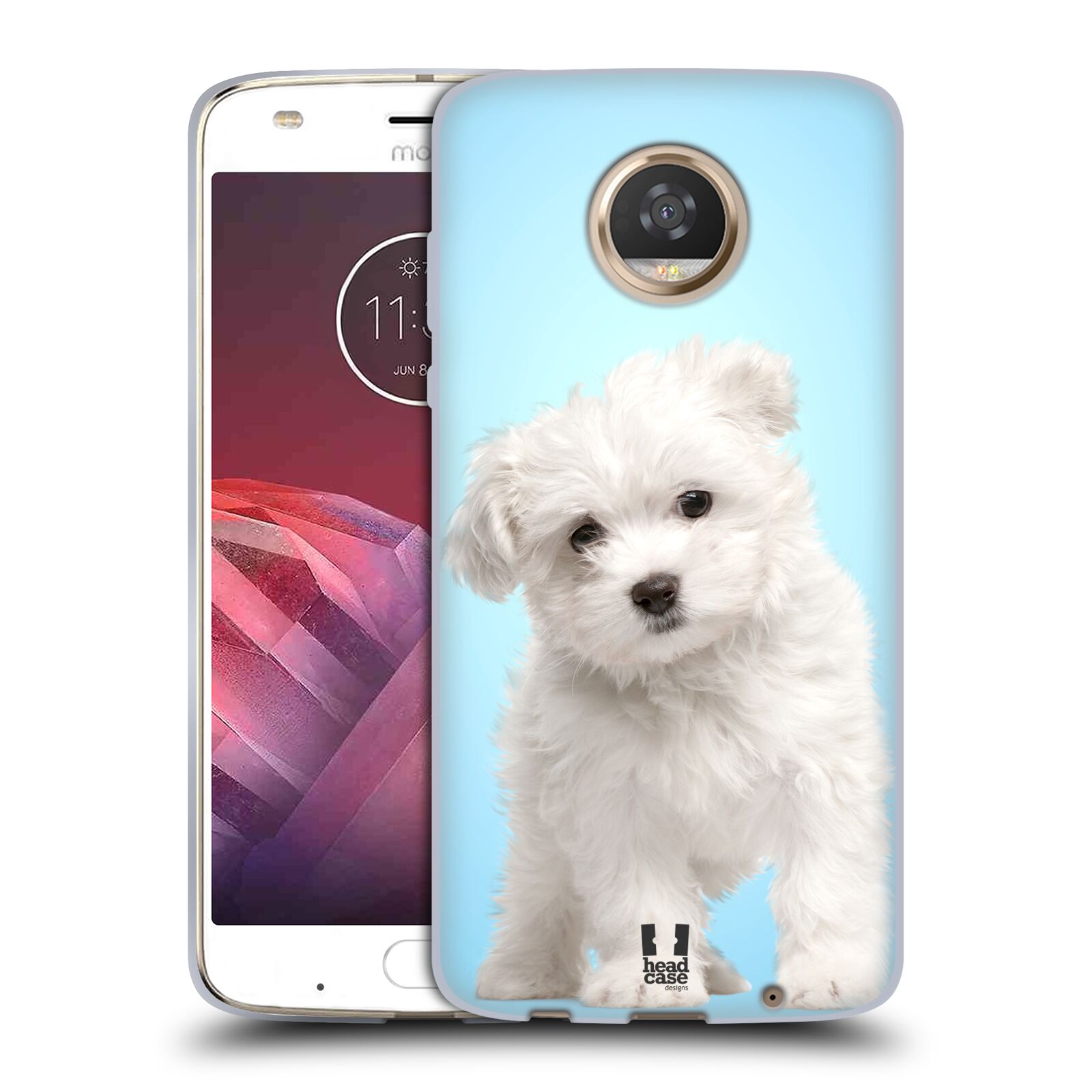 HEAD CASE DESIGNS POPULAR DOG BREEDS SOFT GEL CASE FOR MOTOROLA PHONES - Picture 15 of 20
