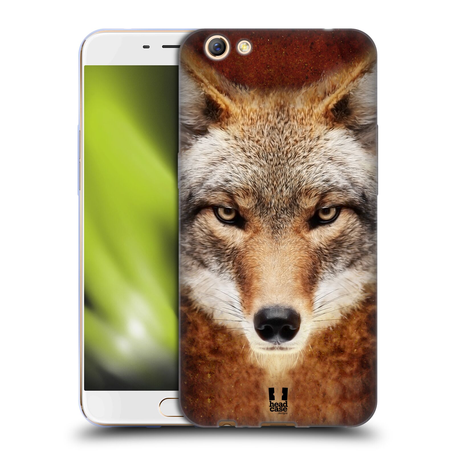 FUNDA HEAD CASE DESIGNS CON DIBUJO DE CARA DE ANIMAL SUAVE PARA TELÉFONOS OPPO - Imagen 9 de 13