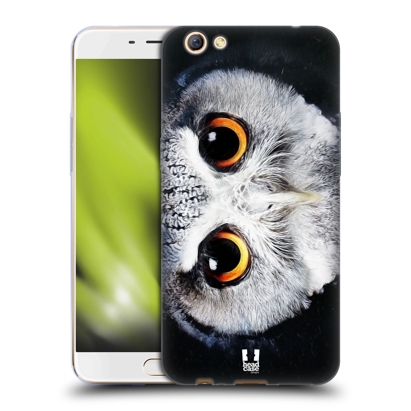 FUNDA HEAD CASE DESIGNS CON DIBUJO DE CARA DE ANIMAL SUAVE PARA TELÉFONOS OPPO - Imagen 13 de 13