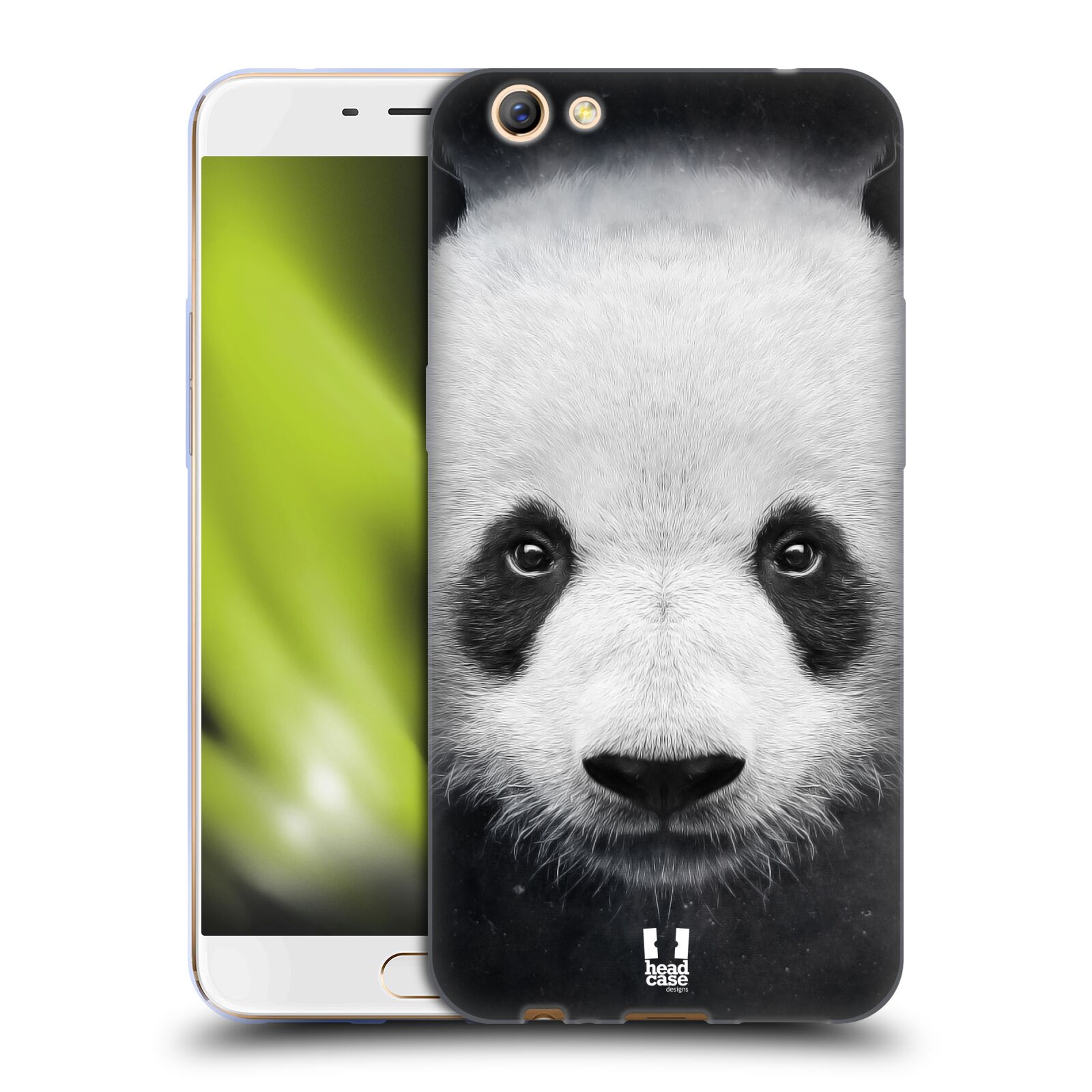 FUNDA HEAD CASE DESIGNS CON DIBUJO DE CARA DE ANIMAL SUAVE PARA TELÉFONOS OPPO - Imagen 8 de 13