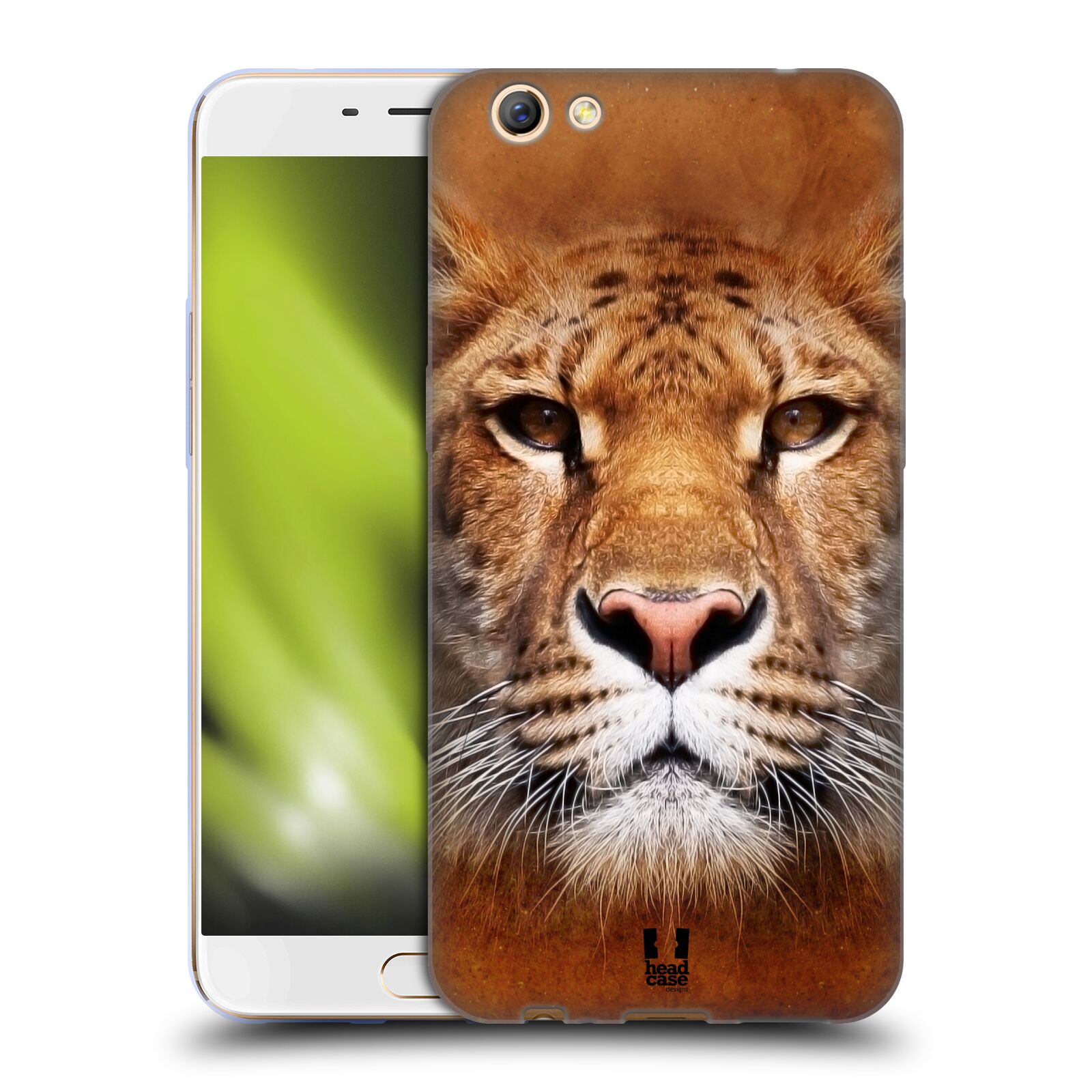 FUNDA HEAD CASE DESIGNS CON DIBUJO DE CARA DE ANIMAL SUAVE PARA TELÉFONOS OPPO - Imagen 10 de 13