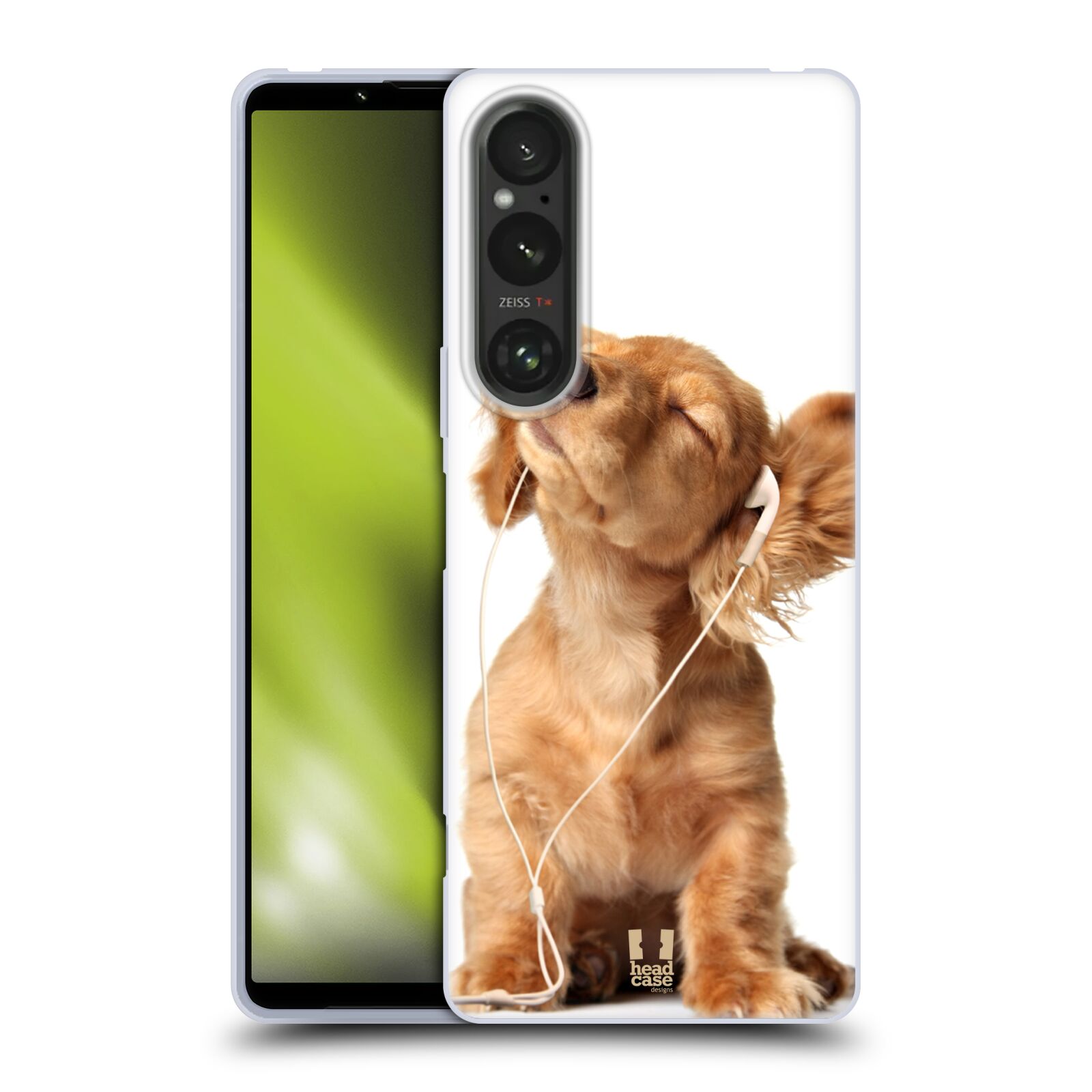 Silikonové pouzdro na mobil Sony Xperia 1 V - Head Case - ZAPOSLOUCHANÉ ŠTĚNĚ (Silikonový kryt, obal, pouzdro na mobilní telefon Sony Xperia 1 V s motivem ZAPOSLOUCHANÉ ŠTĚNĚ)