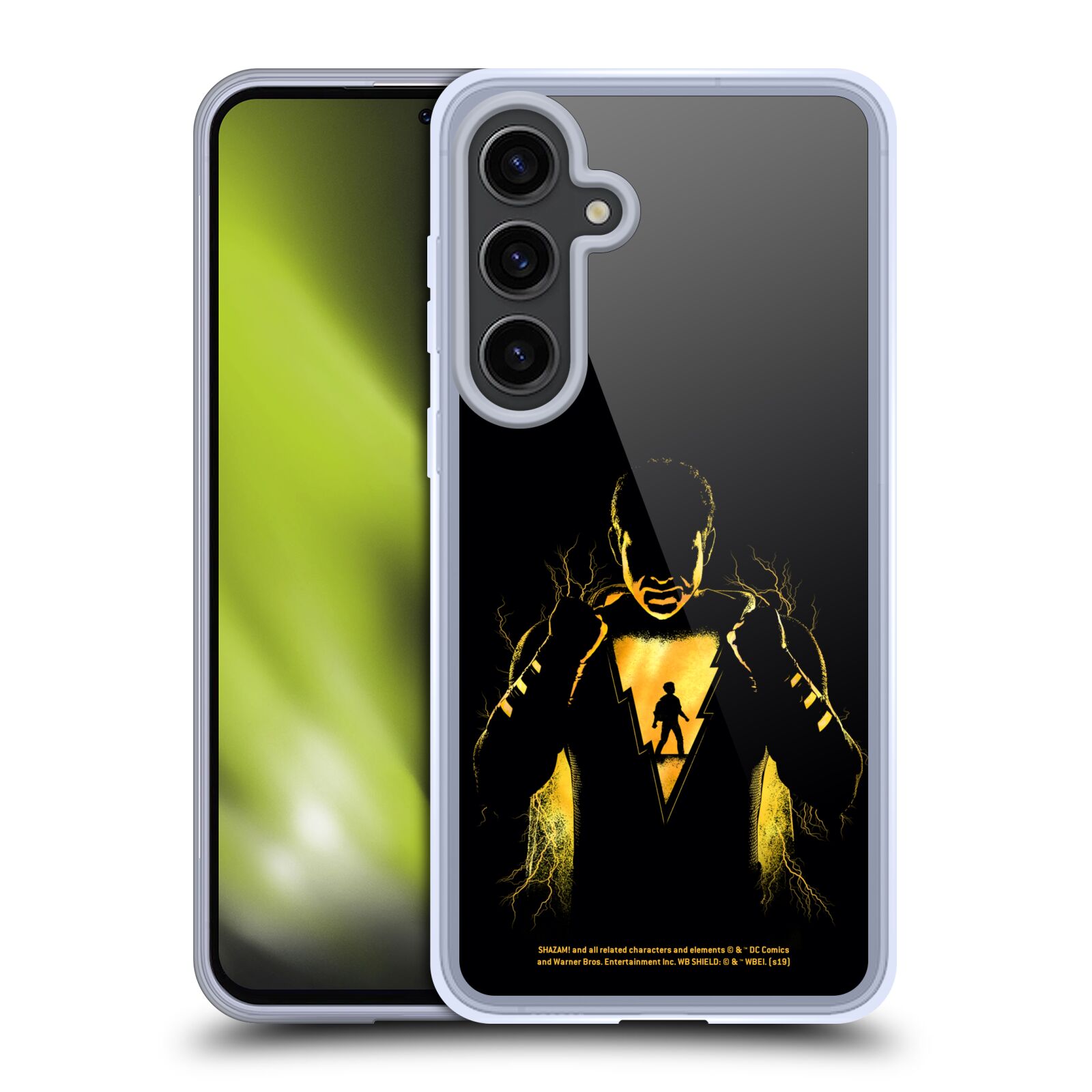 SHAZAM! Funda de gel de arte de personajes de película 2019 compatible con teléfonos Samsung/Magsafe - Imagen 9 de 13