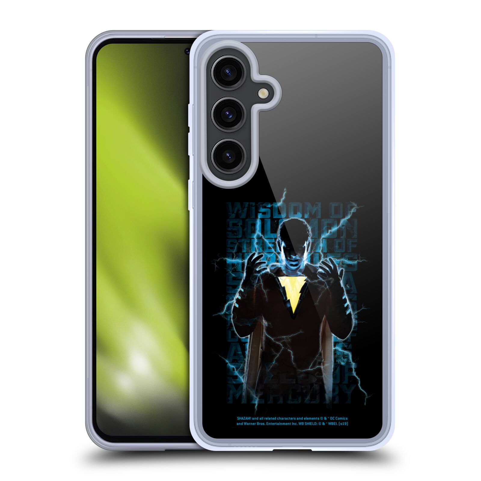 SHAZAM! Funda de gel de arte de personajes de película 2019 compatible con teléfonos Samsung/Magsafe - Imagen 10 de 13