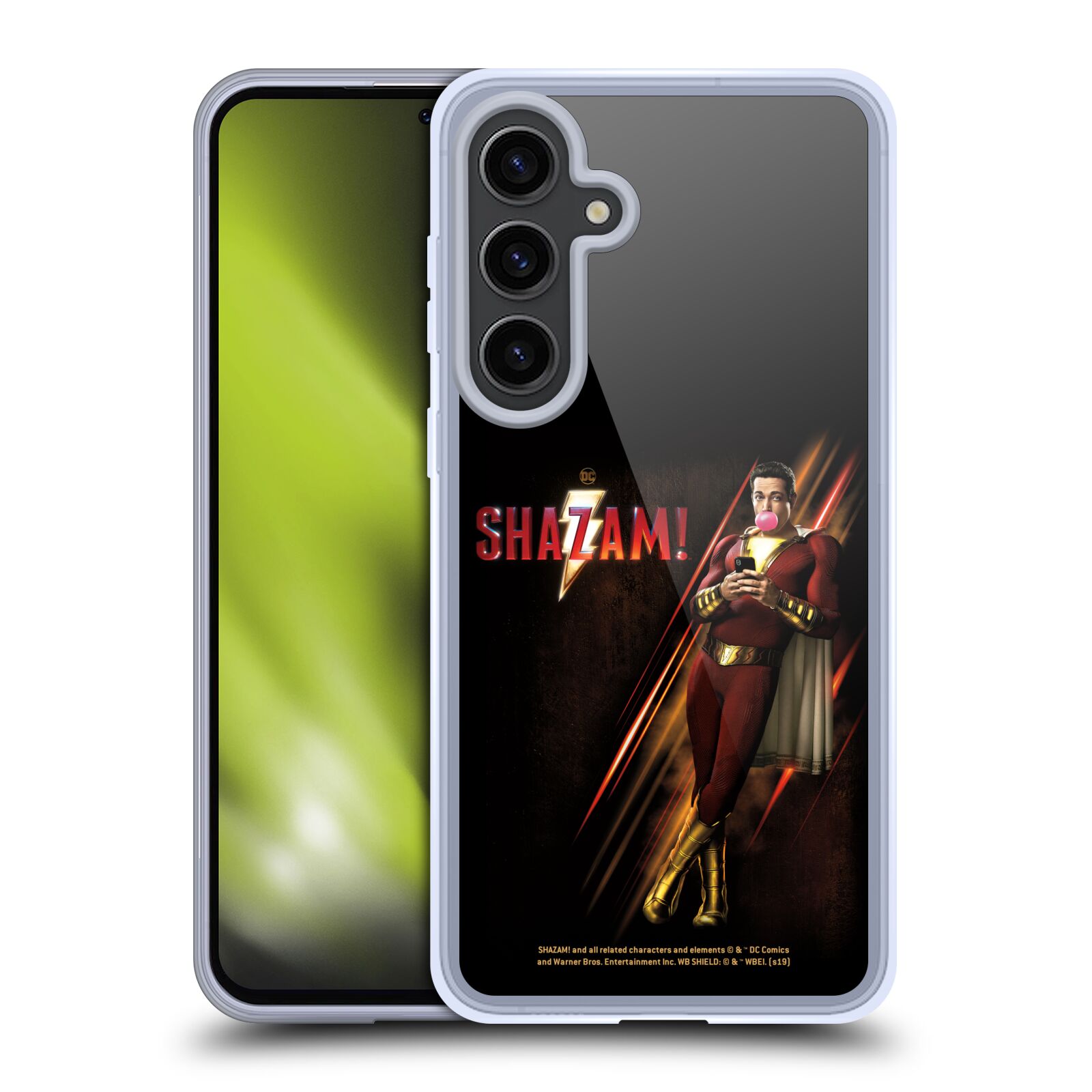 SHAZAM! Funda de gel de arte de personajes de película 2019 compatible con teléfonos Samsung/Magsafe - Imagen 11 de 13