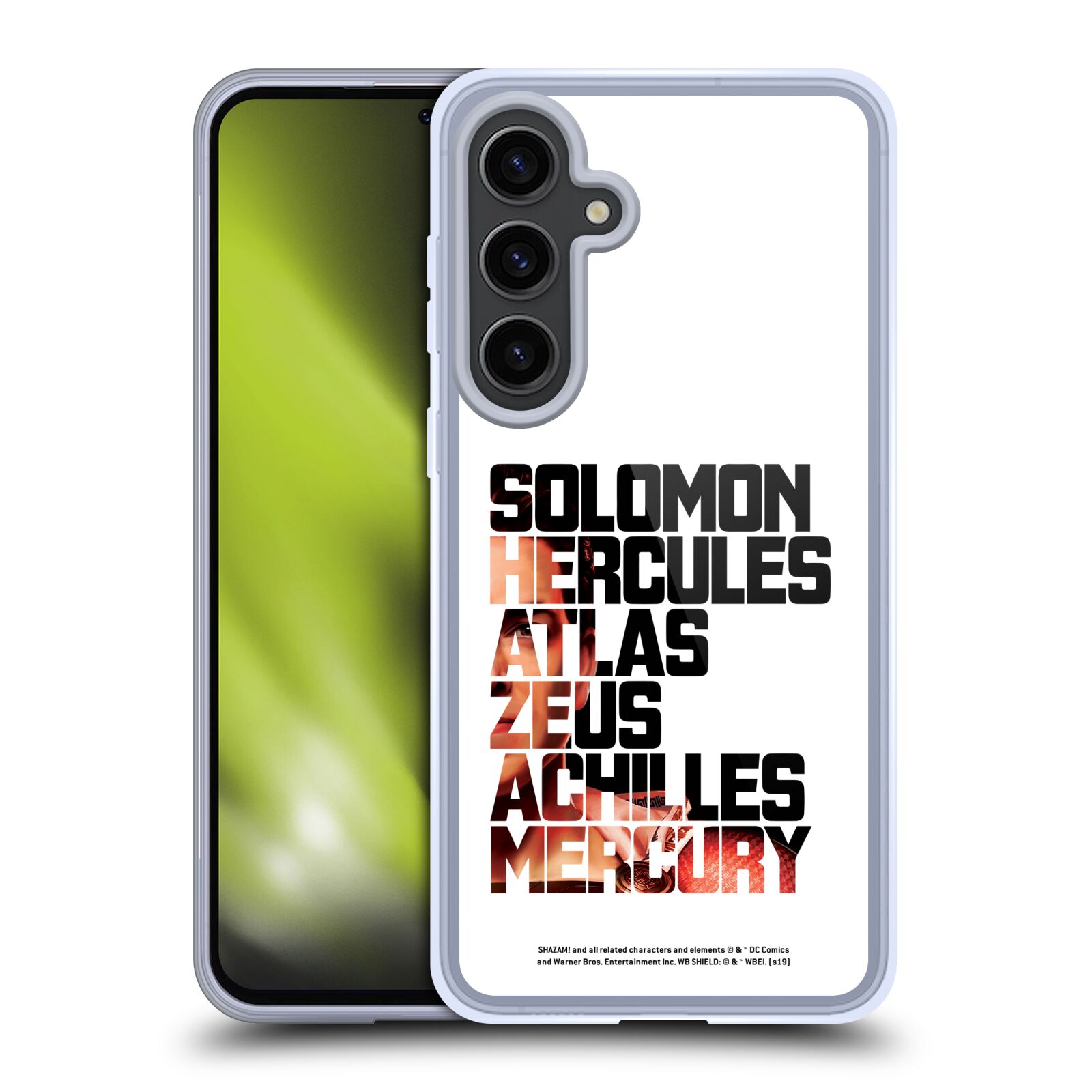 SHAZAM! Funda de gel de arte de personajes de película 2019 compatible con teléfonos Samsung/Magsafe - Imagen 13 de 13