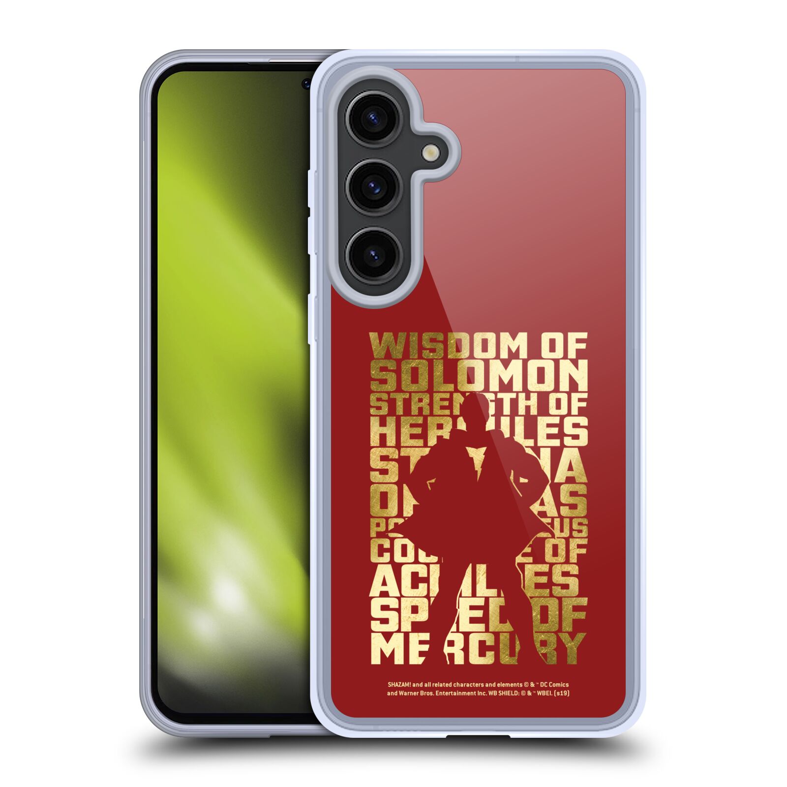 SHAZAM! Funda de gel de arte de personajes de película 2019 compatible con teléfonos Samsung/Magsafe - Imagen 12 de 13