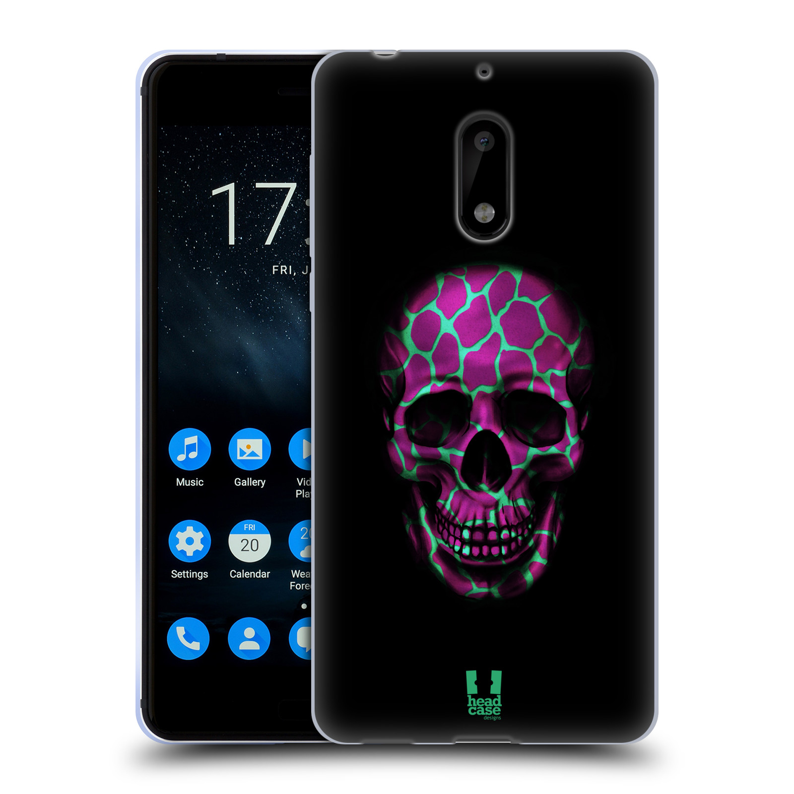 HEAD CASE DESIGNS SKULLS IN ANIMAL PRINTS SOFT GEL CASE FOR NOKIA PHONES 1 - Picture 9 of 13