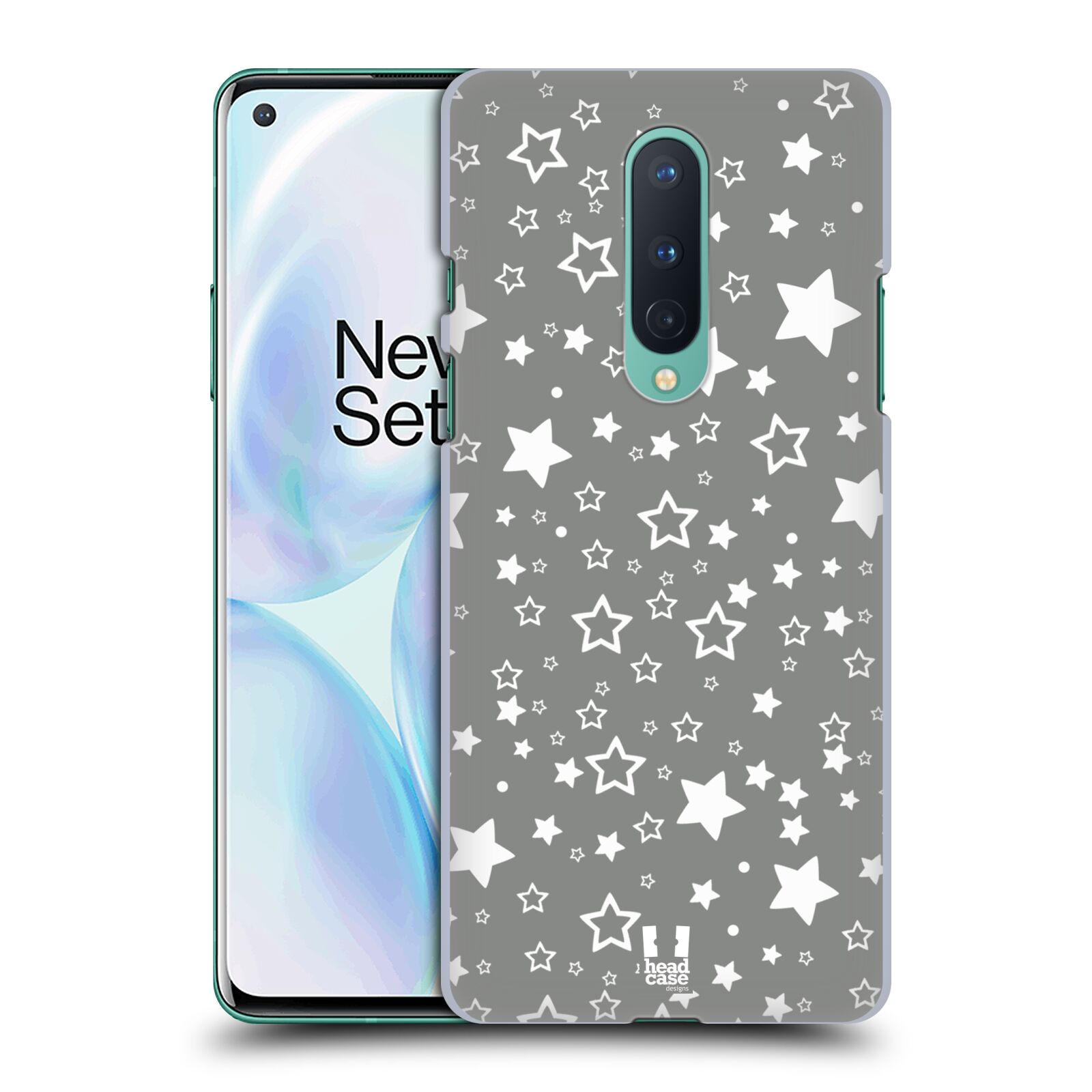 FUNDA TRASERA RÍGIDA HEAD CASE DESIGNS PLATEADA COLECCIÓN NAVIDEÑA PARA TELÉFONOS OPPO - Imagen 14 de 14