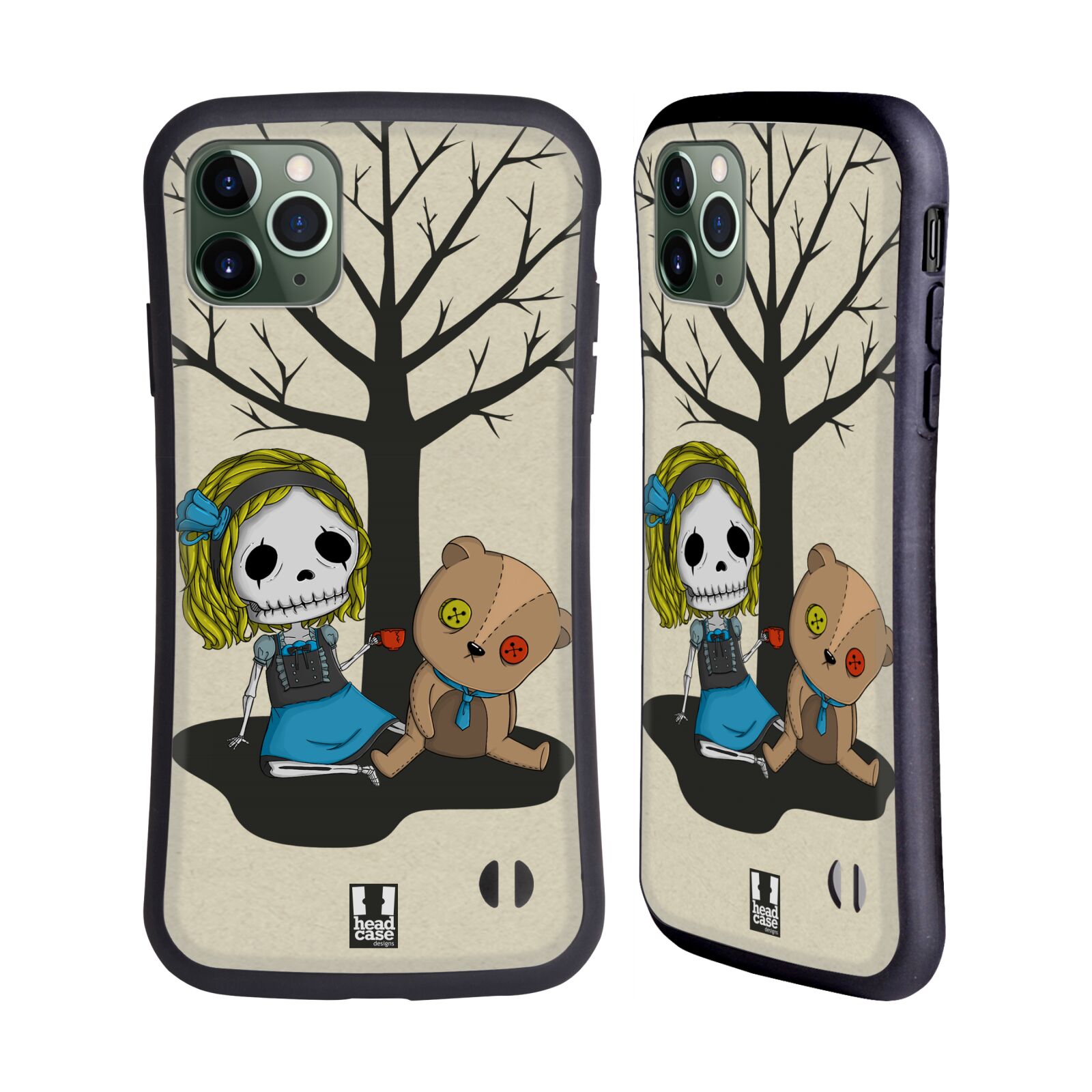 HEAD CASE DESIGNS SKULL KIDS HYBRID CASE FOR APPLE iPHONES PHONES - Picture 9 of 10