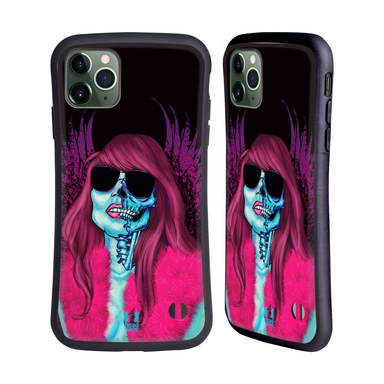 FUNDA HÍBRIDA HEAD CASE DESIGNS CALAVERA DE ROCA PARA TELÉFONOS iTELÉFONOS DE APPLE - Imagen 9 de 12