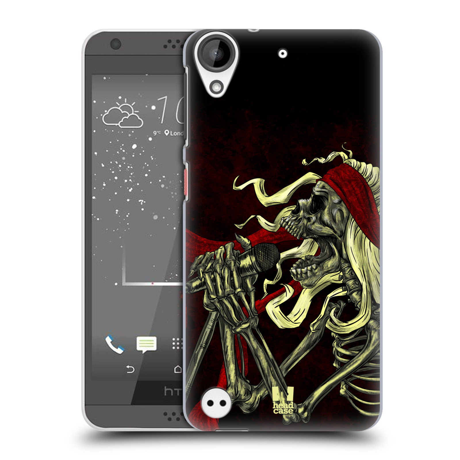 HEAD CASE DESIGNS SKULL OF ROCK HARD BACK CASE & WALLPAPER FOR HTC DESIRE 530 - Picture 11 of 13