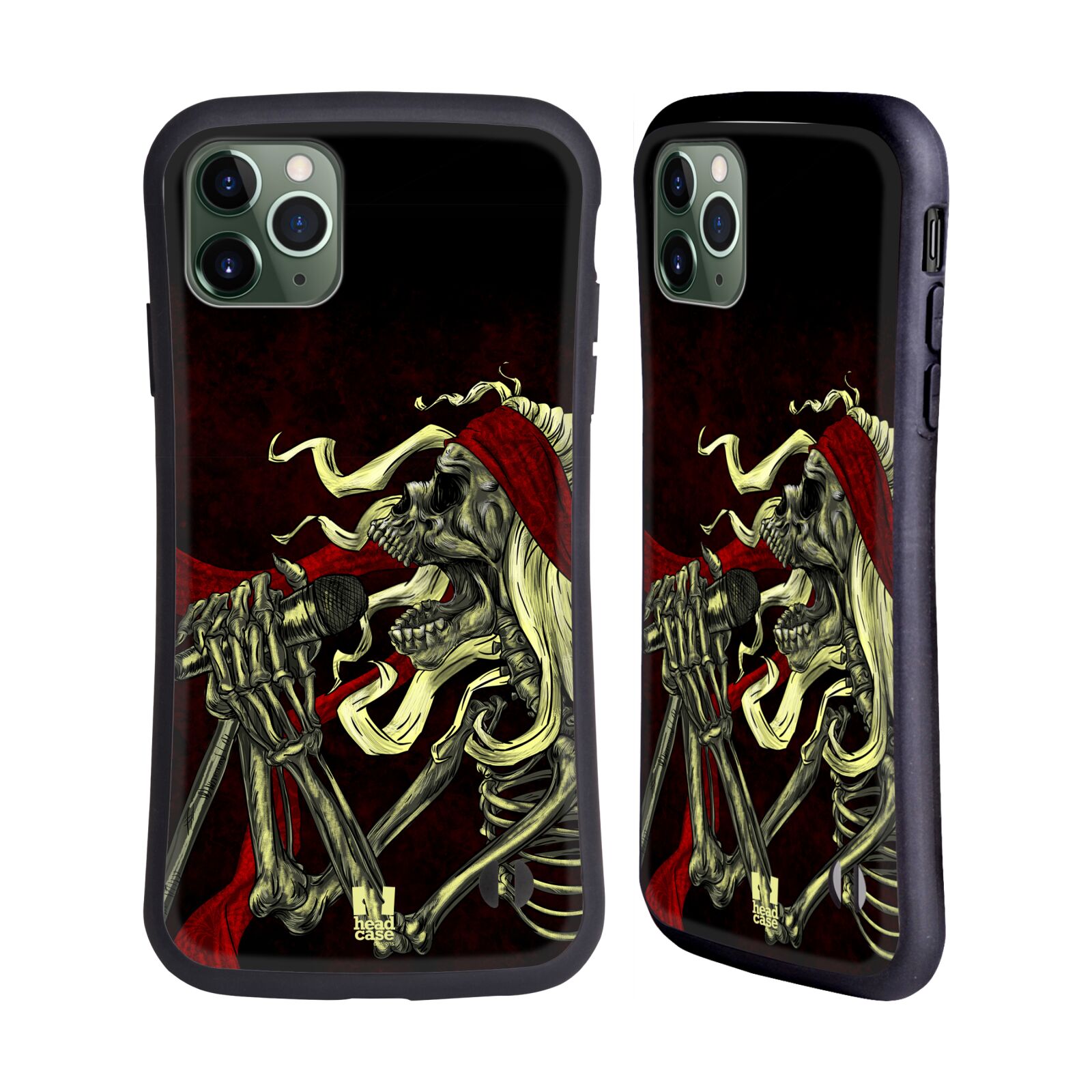 FUNDA HÍBRIDA HEAD CASE DESIGNS CALAVERA DE ROCA PARA TELÉFONOS iTELÉFONOS DE APPLE - Imagen 10 de 12