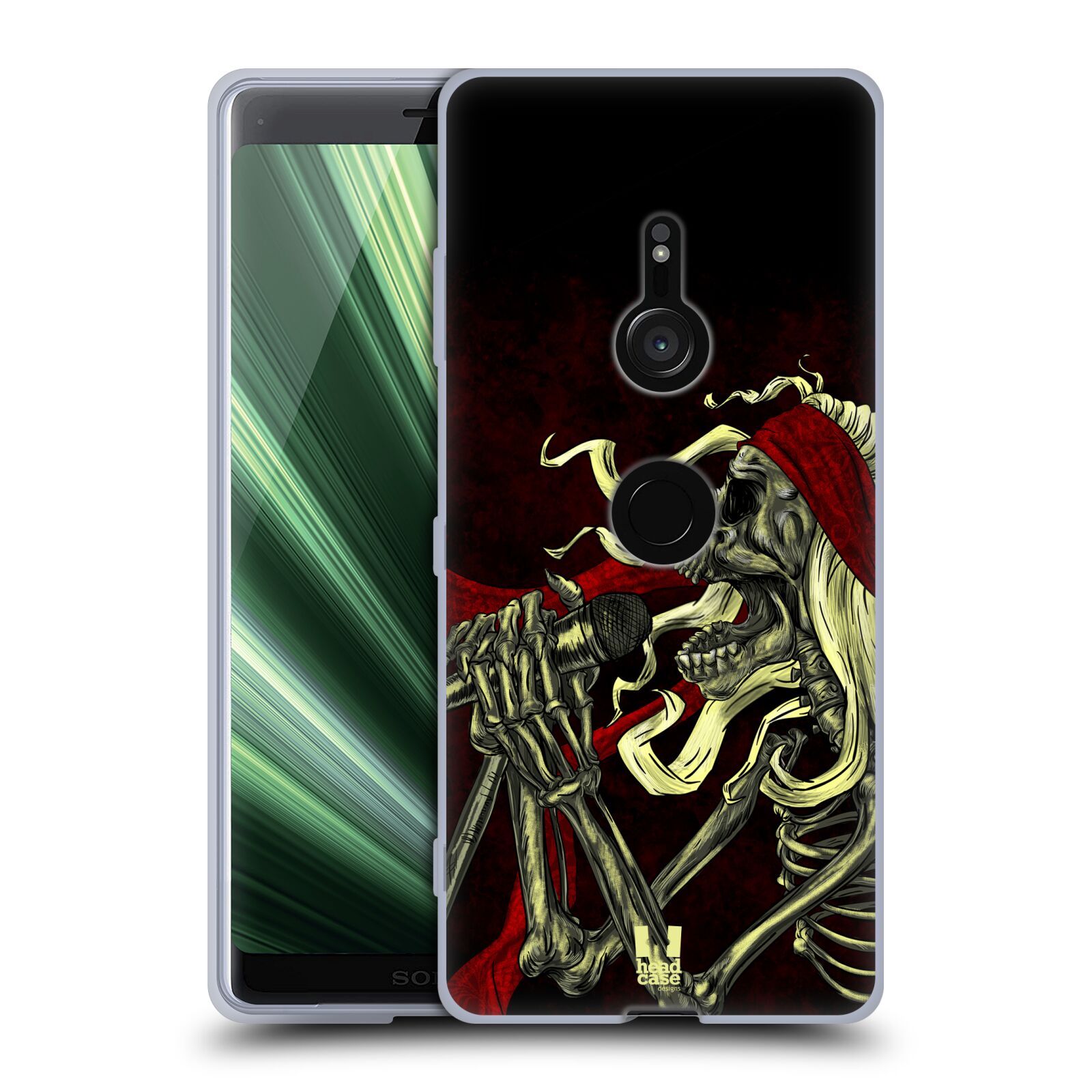 FUNDA Y PAPEL TAPIZ HEAD CASE DESIGNS CALAVERA DE ROCA GEL SUAVE PARA TELÉFONOS SONY 1 - Imagen 10 de 12