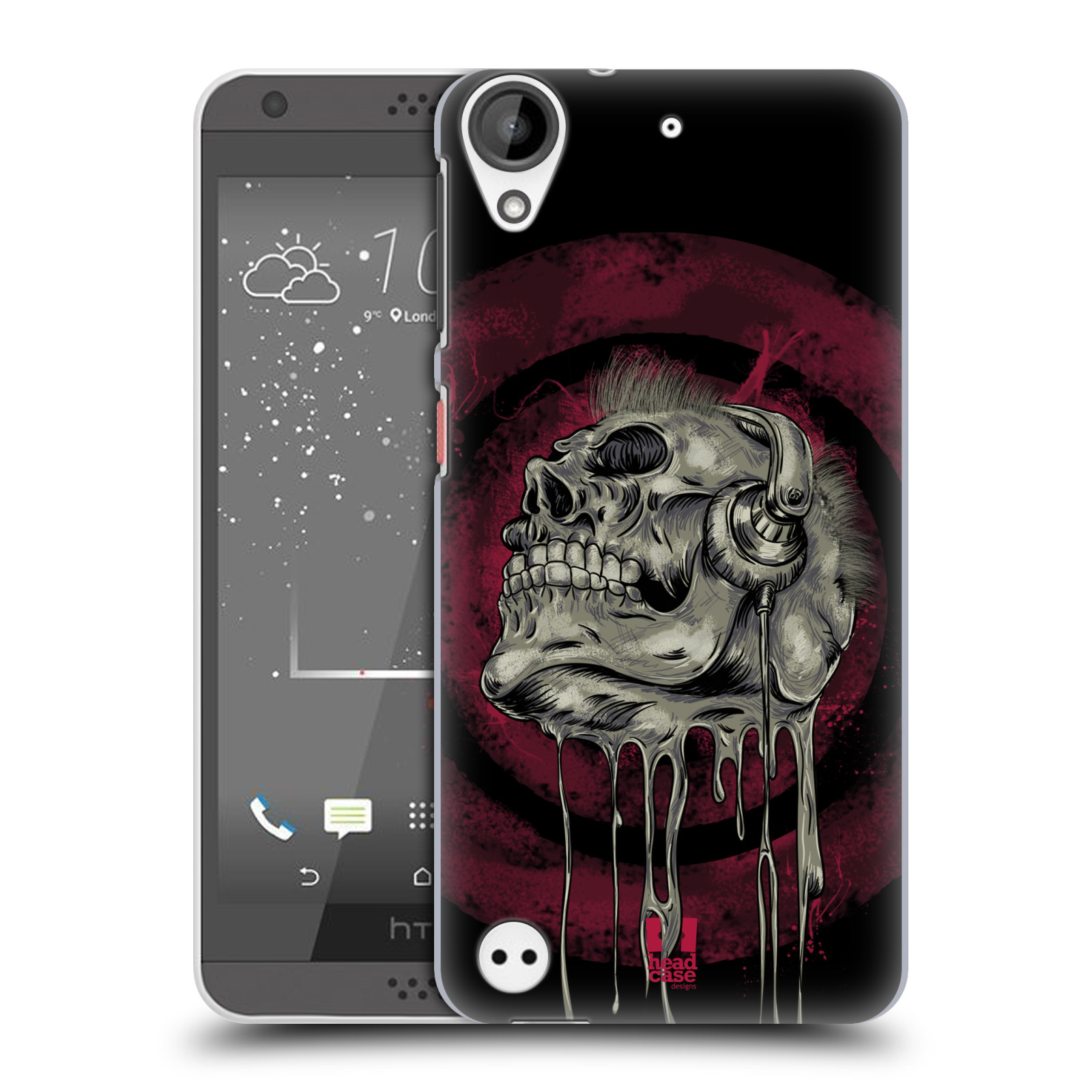 HEAD CASE DESIGNS SKULL OF ROCK HARD BACK CASE & WALLPAPER FOR HTC DESIRE 530 - Picture 12 of 13
