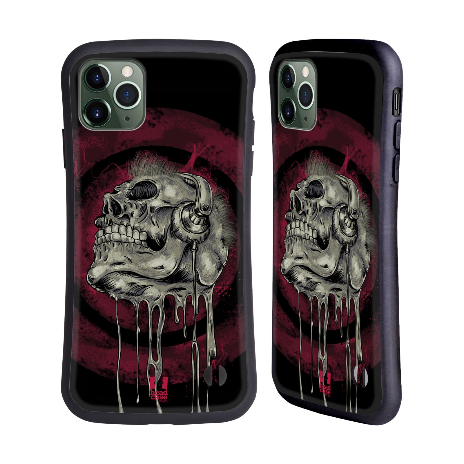 FUNDA HÍBRIDA HEAD CASE DESIGNS CALAVERA DE ROCA PARA TELÉFONOS iTELÉFONOS DE APPLE - Imagen 11 de 12