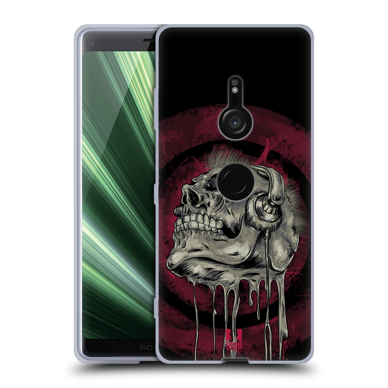 FUNDA Y PAPEL TAPIZ HEAD CASE DESIGNS CALAVERA DE ROCA GEL SUAVE PARA TELÉFONOS SONY 1 - Imagen 11 de 12