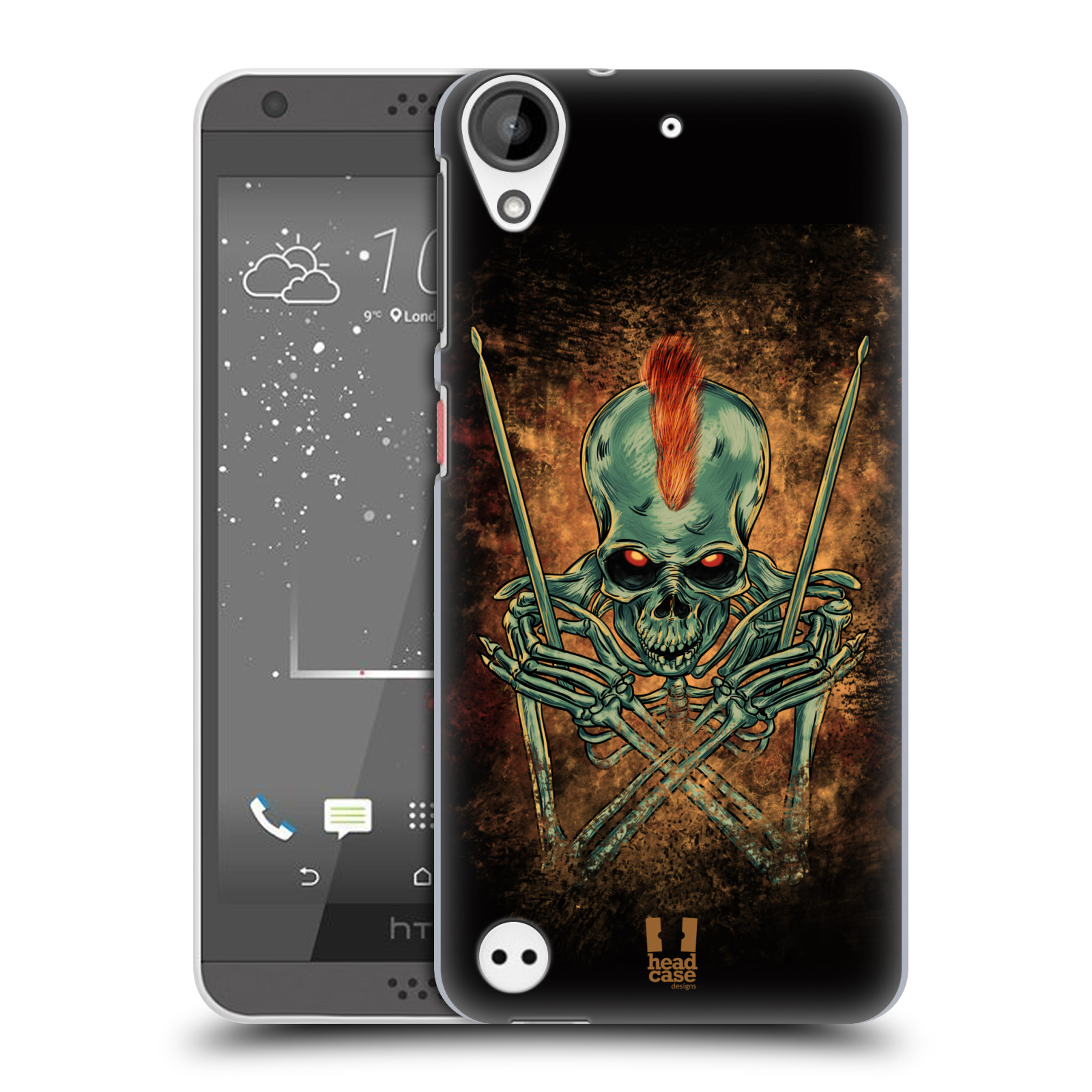 HEAD CASE DESIGNS SKULL OF ROCK HARD BACK CASE & WALLPAPER FOR HTC DESIRE 530 - Picture 13 of 13