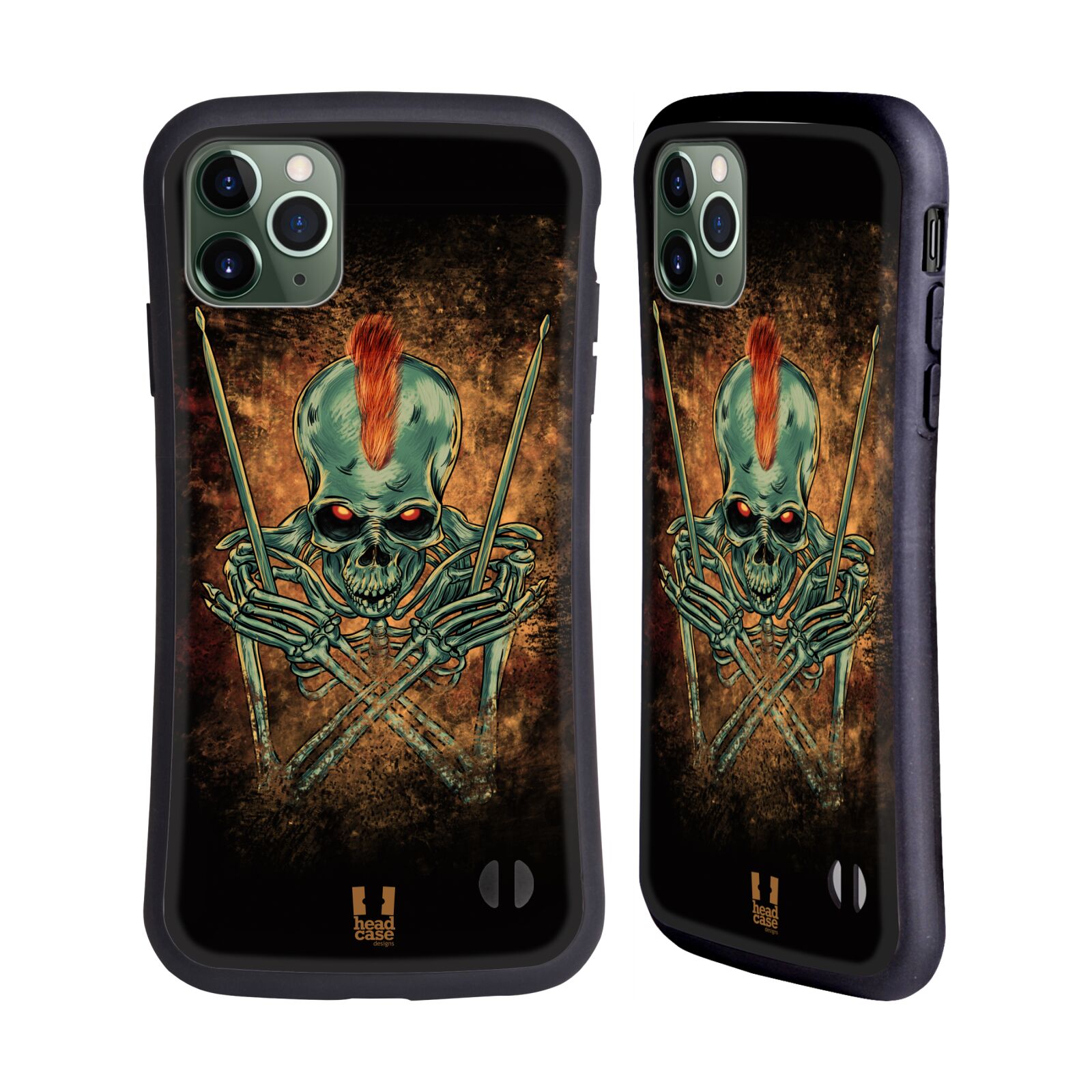FUNDA HÍBRIDA HEAD CASE DESIGNS CALAVERA DE ROCA PARA TELÉFONOS iTELÉFONOS DE APPLE - Imagen 12 de 12
