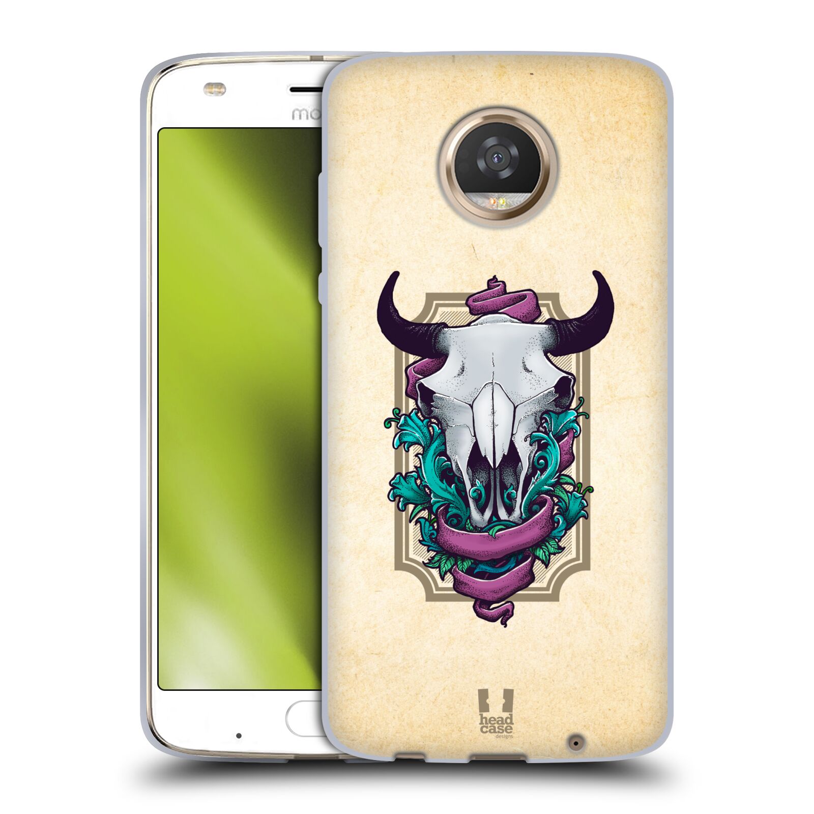 HEAD CASE DESIGNS SKULLS AND SCROLLS SOFT GEL CASE FOR MOTOROLA PHONES - Picture 8 of 10