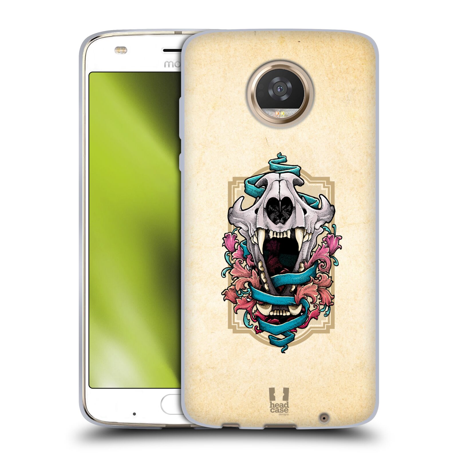 HEAD CASE DESIGNS SKULLS AND SCROLLS SOFT GEL CASE FOR MOTOROLA PHONES - Picture 10 of 10
