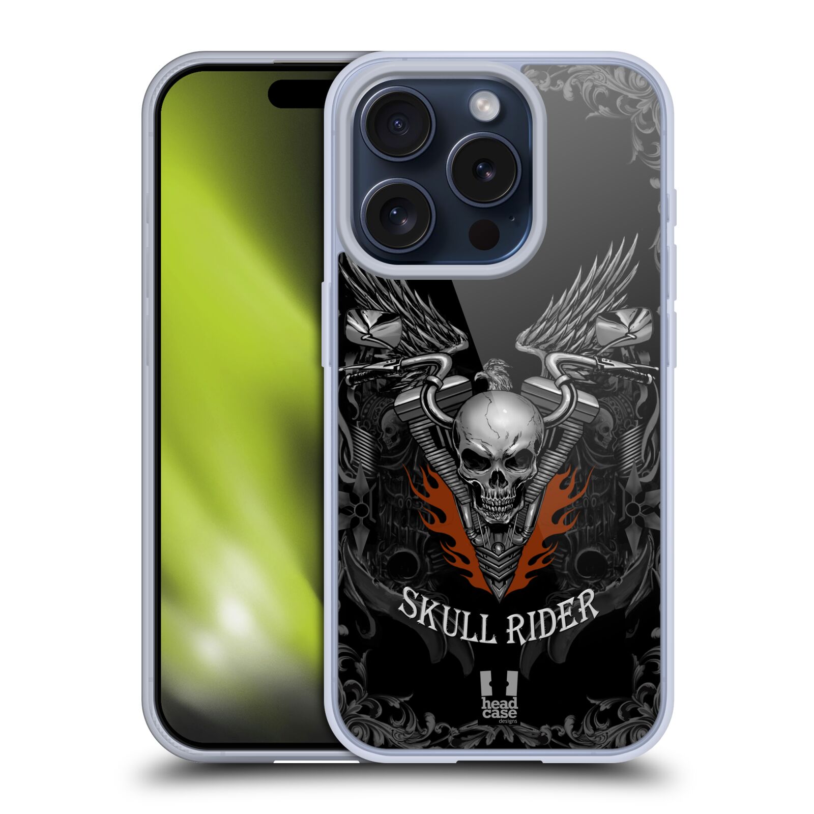 HEAD CASE DESIGNS SKULL BIKERS SOFT GEL CASE & WALLPAPER FOR APPLE iPHONE PHONES - Picture 8 of 10