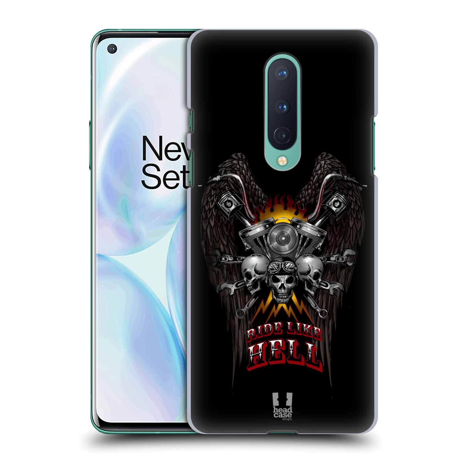 HEAD CASE DESIGNS SKULL BIKERS HARD BACK CASE FOR OPPO PHONES - 第 9/10 張圖片